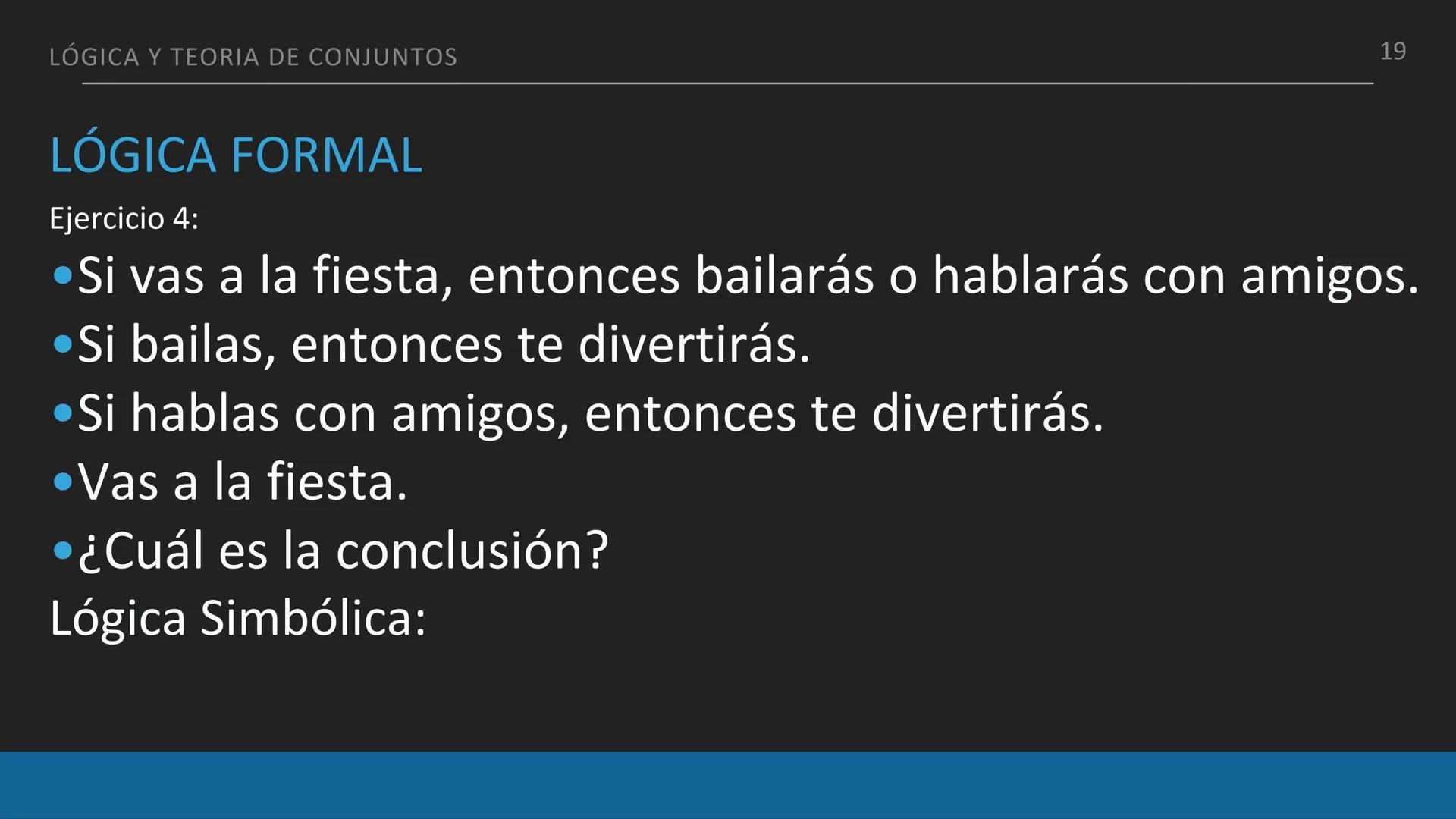 LÓGICA Y TEORIA DE CONJUNTOS
¿QUÉ ES LA LOGICA?
1
La lógica, en su esencia, se adentra en el análisis y la comprensión de cómo nuestro
pe