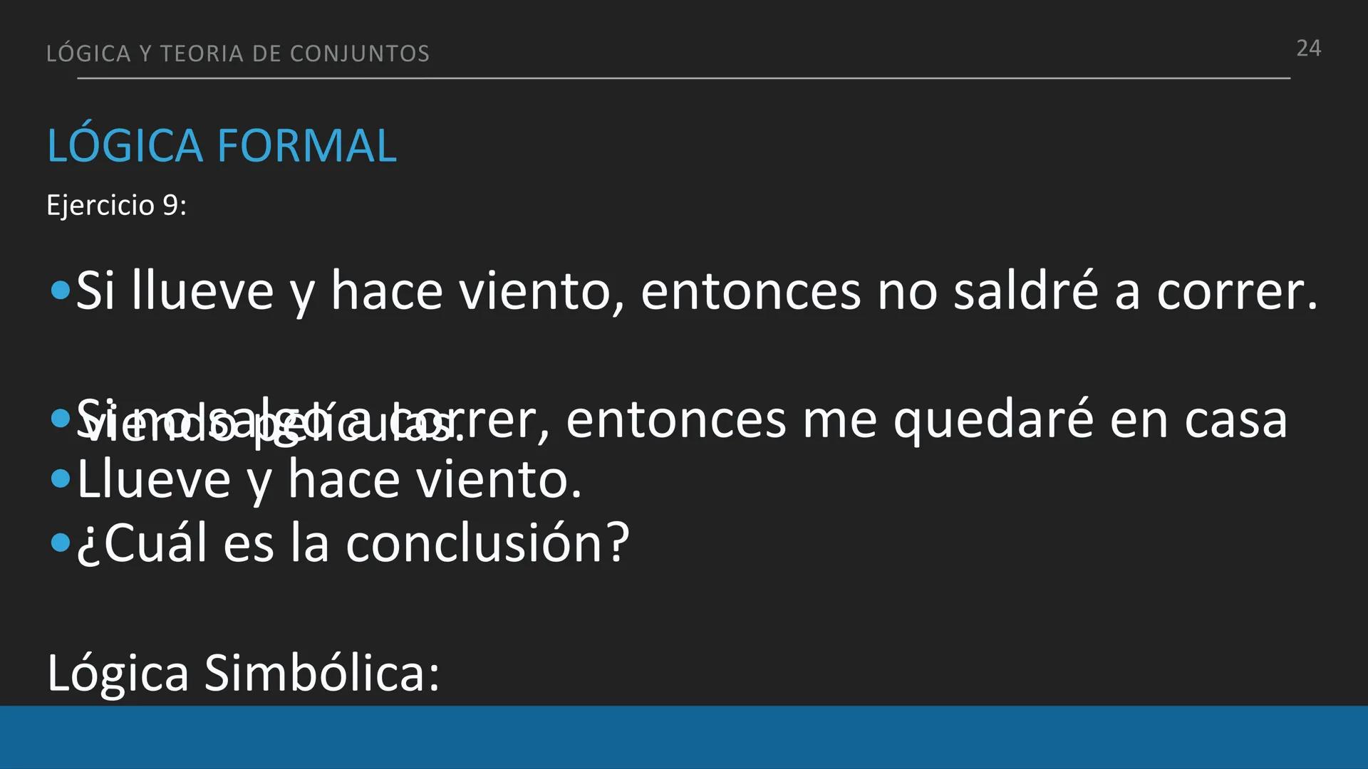 LÓGICA Y TEORIA DE CONJUNTOS
¿QUÉ ES LA LOGICA?
1
La lógica, en su esencia, se adentra en el análisis y la comprensión de cómo nuestro
pe