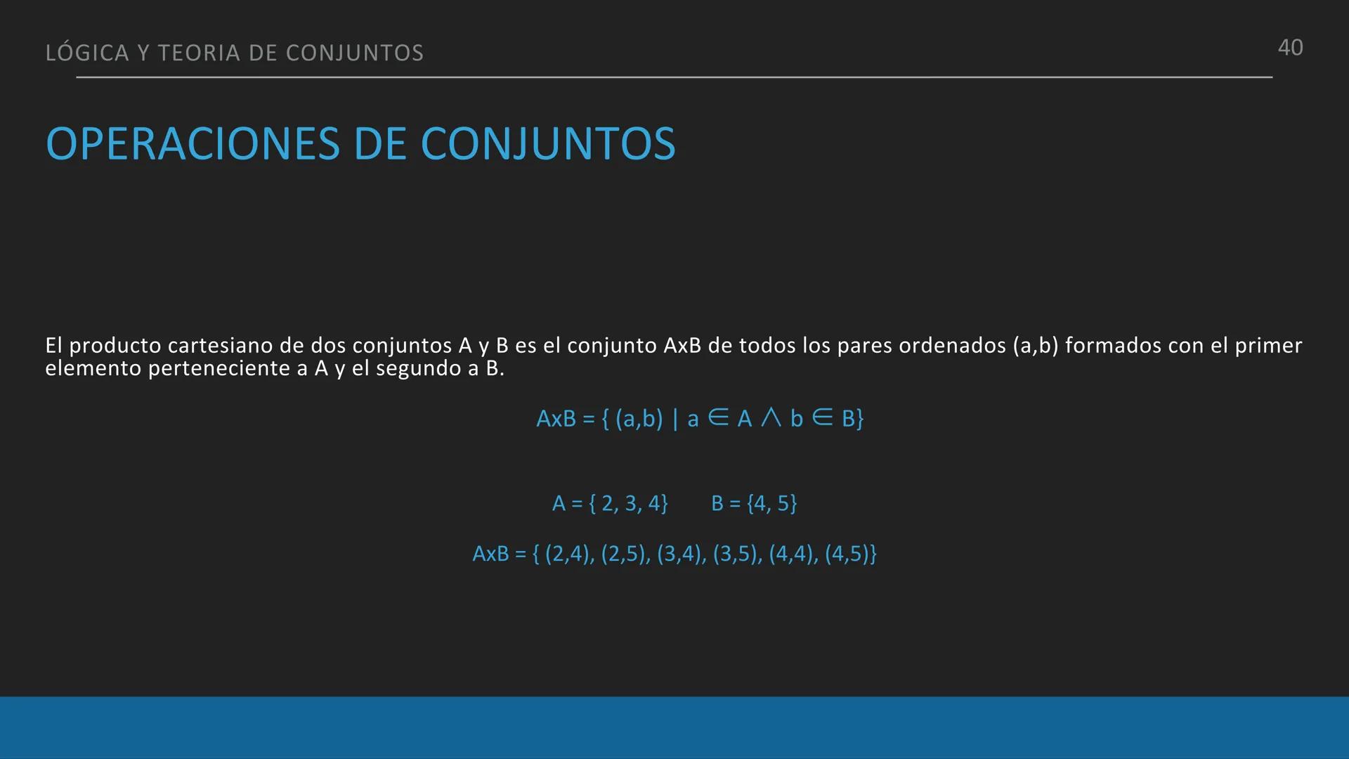 LÓGICA Y TEORIA DE CONJUNTOS
¿QUÉ ES LA LOGICA?
1
La lógica, en su esencia, se adentra en el análisis y la comprensión de cómo nuestro
pe