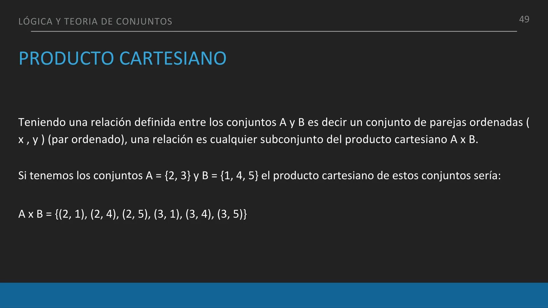 LÓGICA Y TEORIA DE CONJUNTOS
¿QUÉ ES LA LOGICA?
1
La lógica, en su esencia, se adentra en el análisis y la comprensión de cómo nuestro
pe