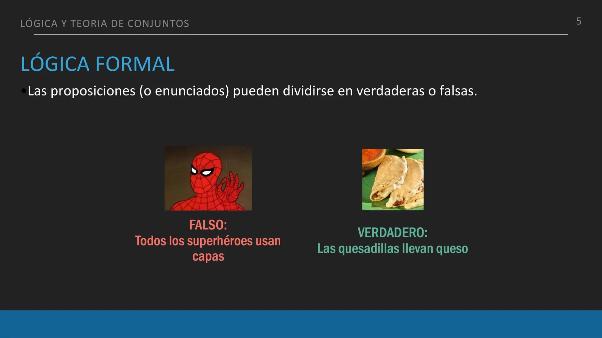 LÓGICA Y TEORIA DE CONJUNTOS
¿QUÉ ES LA LOGICA?
1
La lógica, en su esencia, se adentra en el análisis y la comprensión de cómo nuestro
pe