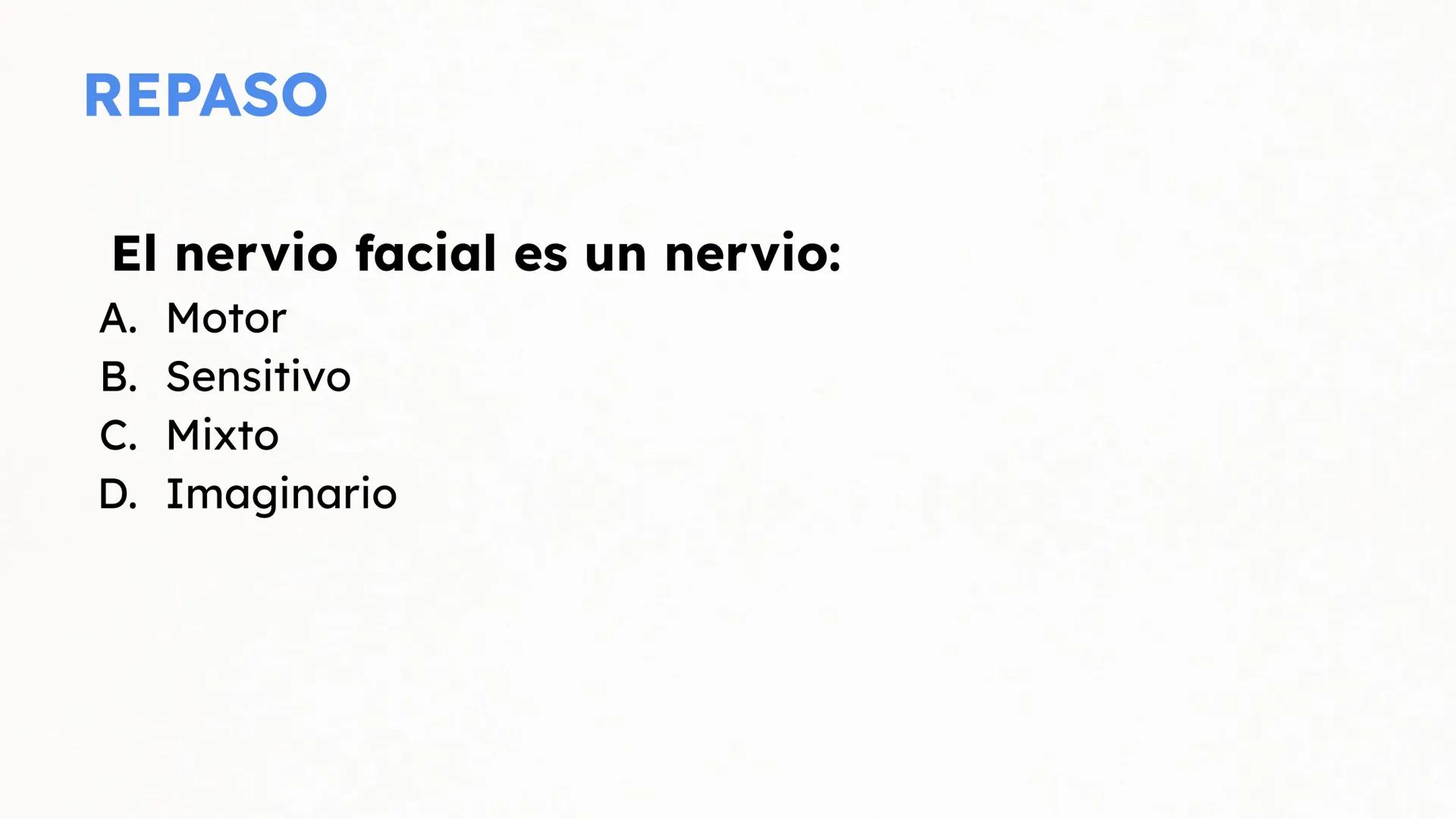 Sistema Nervioso Neurotransmisor responsable de la sinapsis
neuronal:
a) Mielina
b) Epinefrina
c) Acetilcolina # Clase:
Sistema Nervioso
#