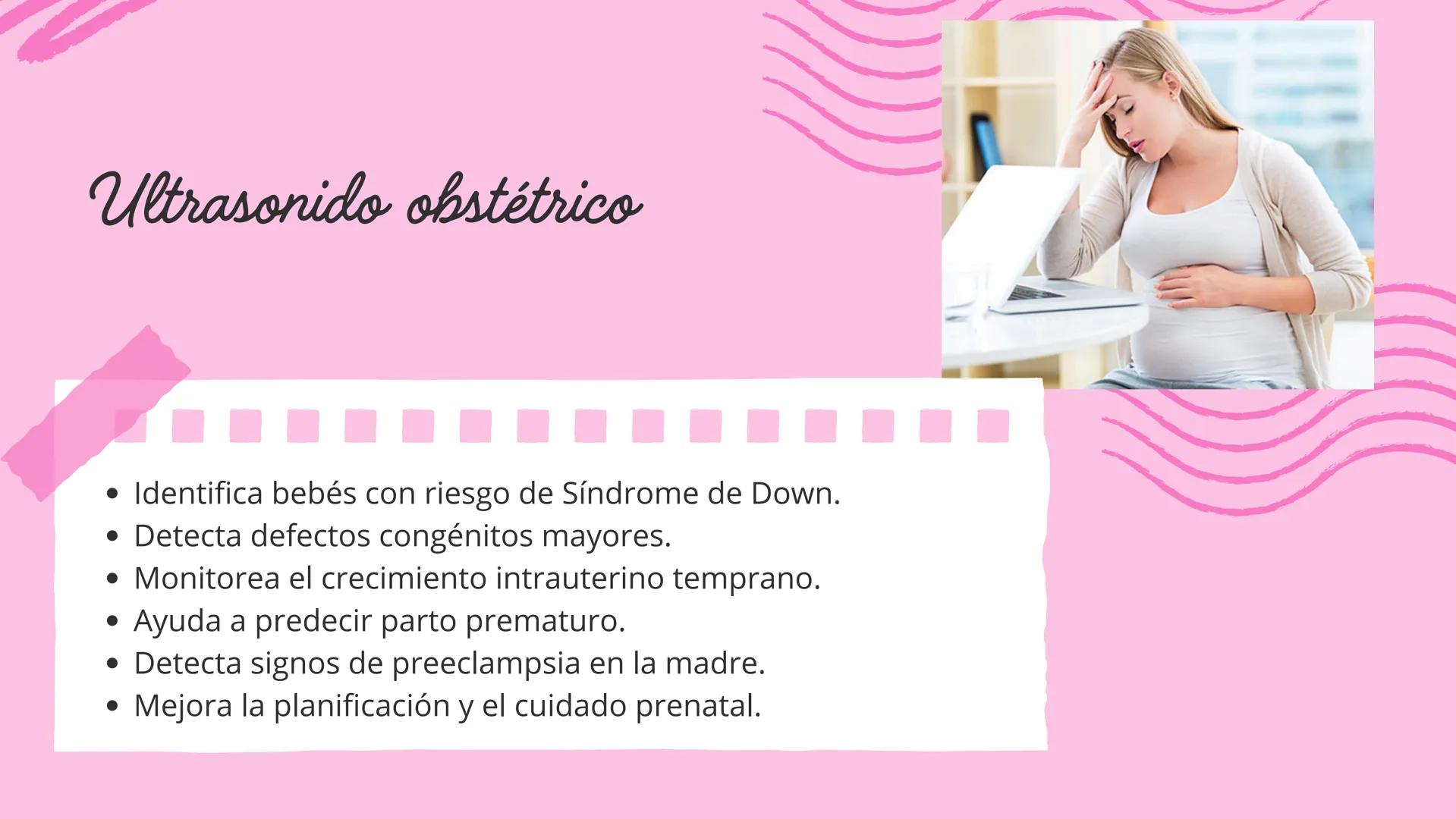 --- OCR Start ---
CAMBIOS EN EL
EMBARAZO
SIGNOS PRESUNTIVOS, PSICOLOGICOS, ULTRASONIDO Y PRUEBAS DE EMBARAZO
Obstetricia
--- OCR End --- # U