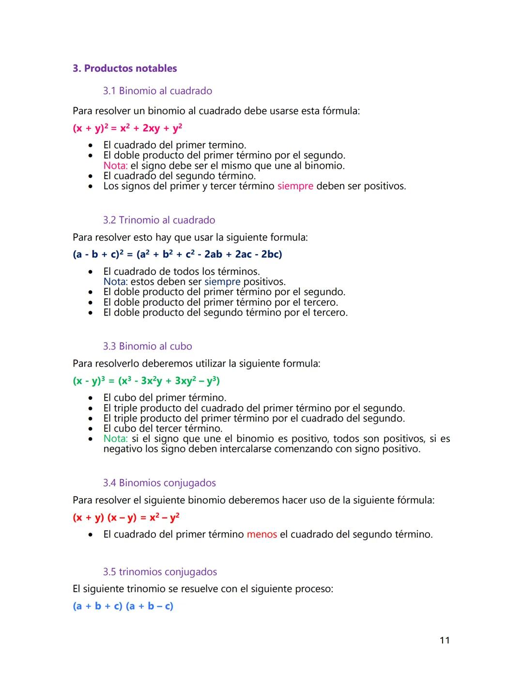 # GUIA DE ESTUDIO
## ALGEBRA I
Claudia Valentina Alfaro Ramírez 2°C
Asesorías Académicas
1 --- OCR Start ---
Índice
1. Operaciones natura
