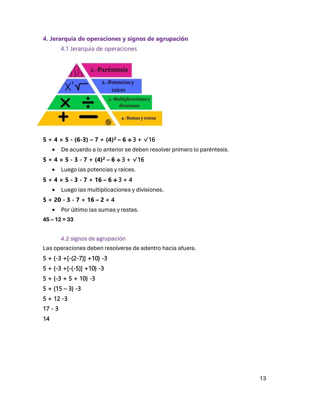# GUIA DE ESTUDIO
## ALGEBRA I
Claudia Valentina Alfaro Ramírez 2°C
Asesorías Académicas
1 --- OCR Start ---
Índice
1. Operaciones natura