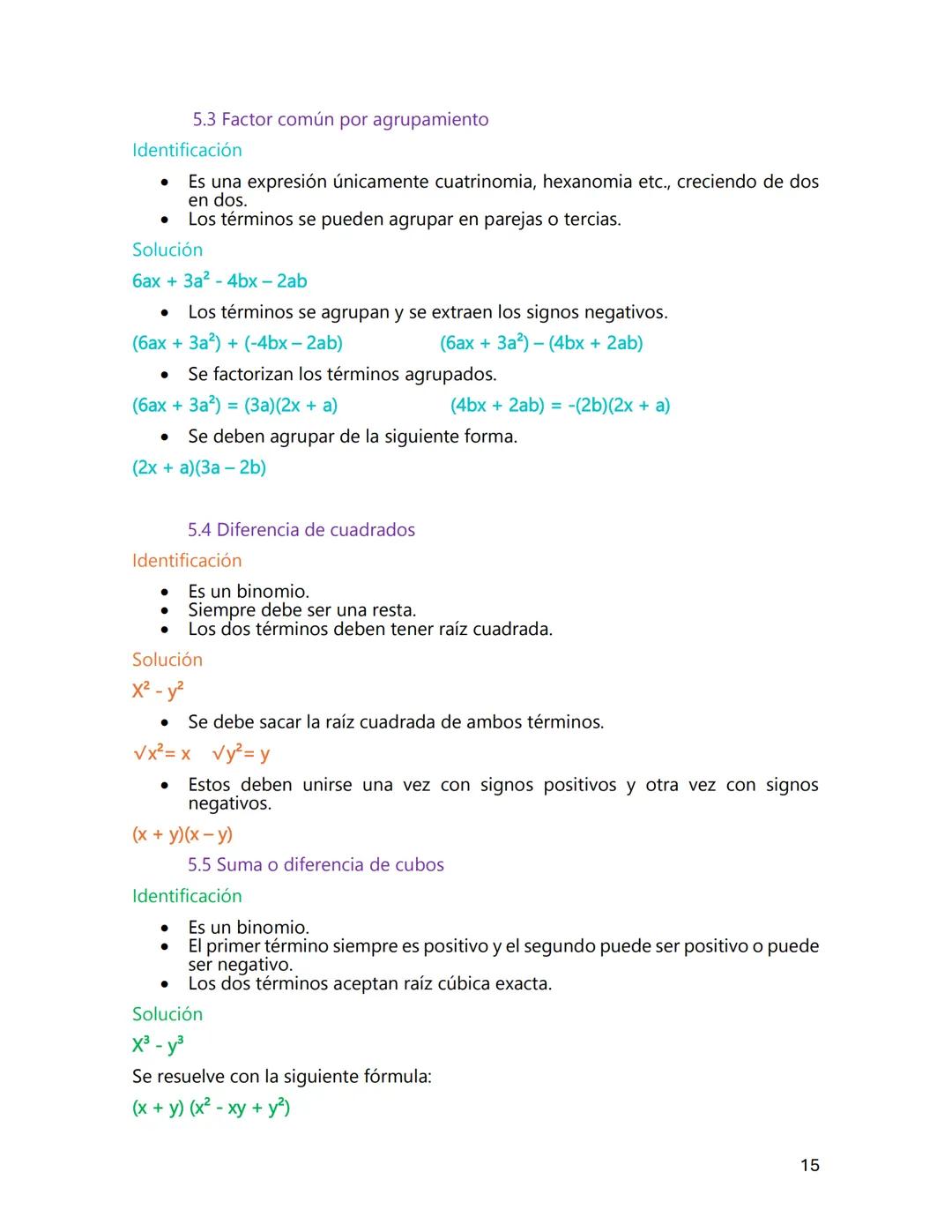 # GUIA DE ESTUDIO
## ALGEBRA I
Claudia Valentina Alfaro Ramírez 2°C
Asesorías Académicas
1 --- OCR Start ---
Índice
1. Operaciones natura