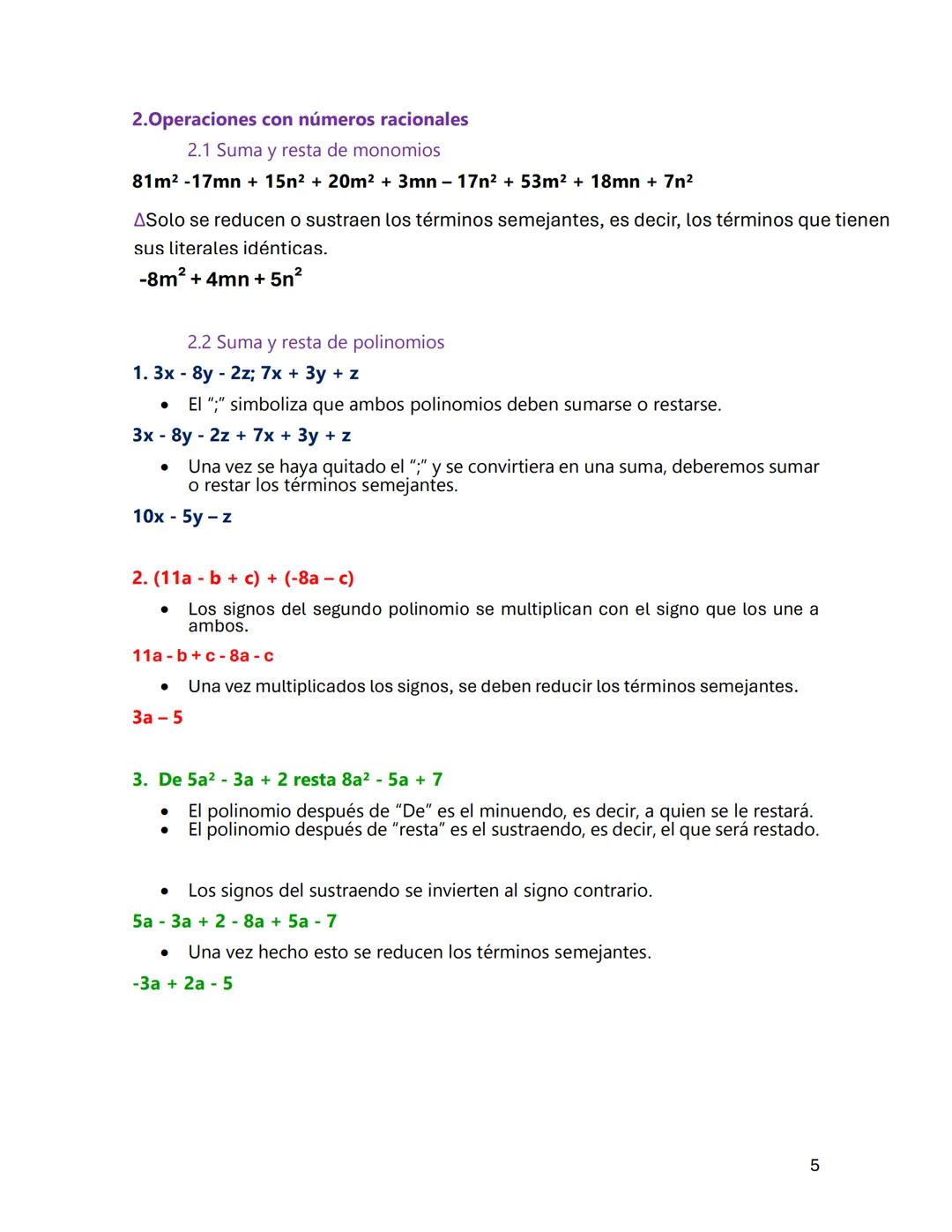 # GUIA DE ESTUDIO
## ALGEBRA I
Claudia Valentina Alfaro Ramírez 2°C
Asesorías Académicas
1 --- OCR Start ---
Índice
1. Operaciones natura