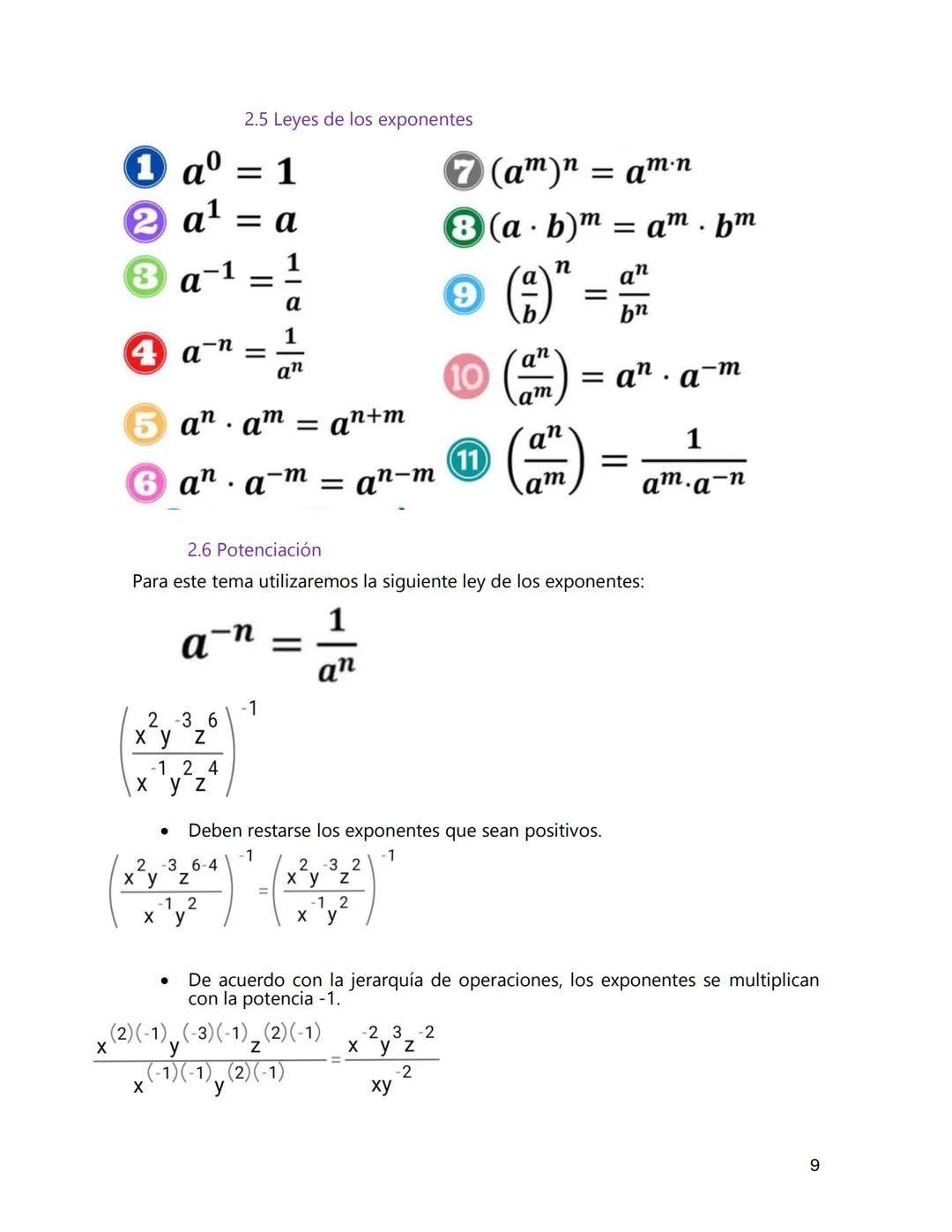 # GUIA DE ESTUDIO
## ALGEBRA I
Claudia Valentina Alfaro Ramírez 2°C
Asesorías Académicas
1 --- OCR Start ---
Índice
1. Operaciones natura