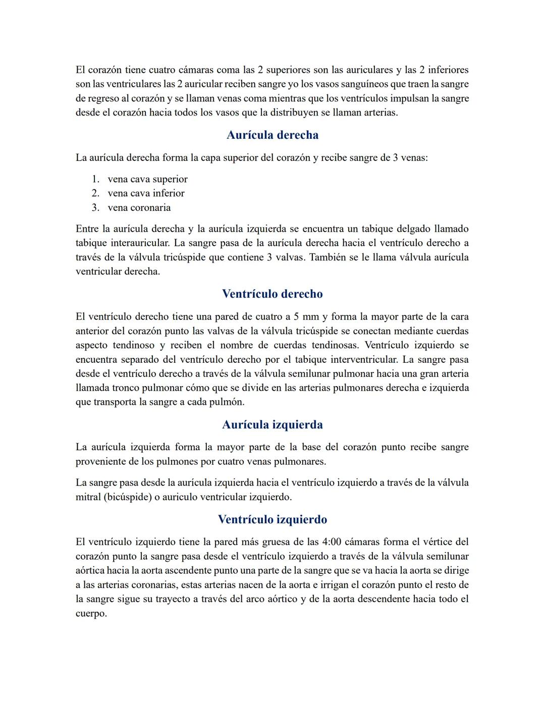 # Aparato circulatorio
La sangre, el corazón y los vasos sanguíneos componen el sistema circulatorio, cuyas
funciones son las siguientes.