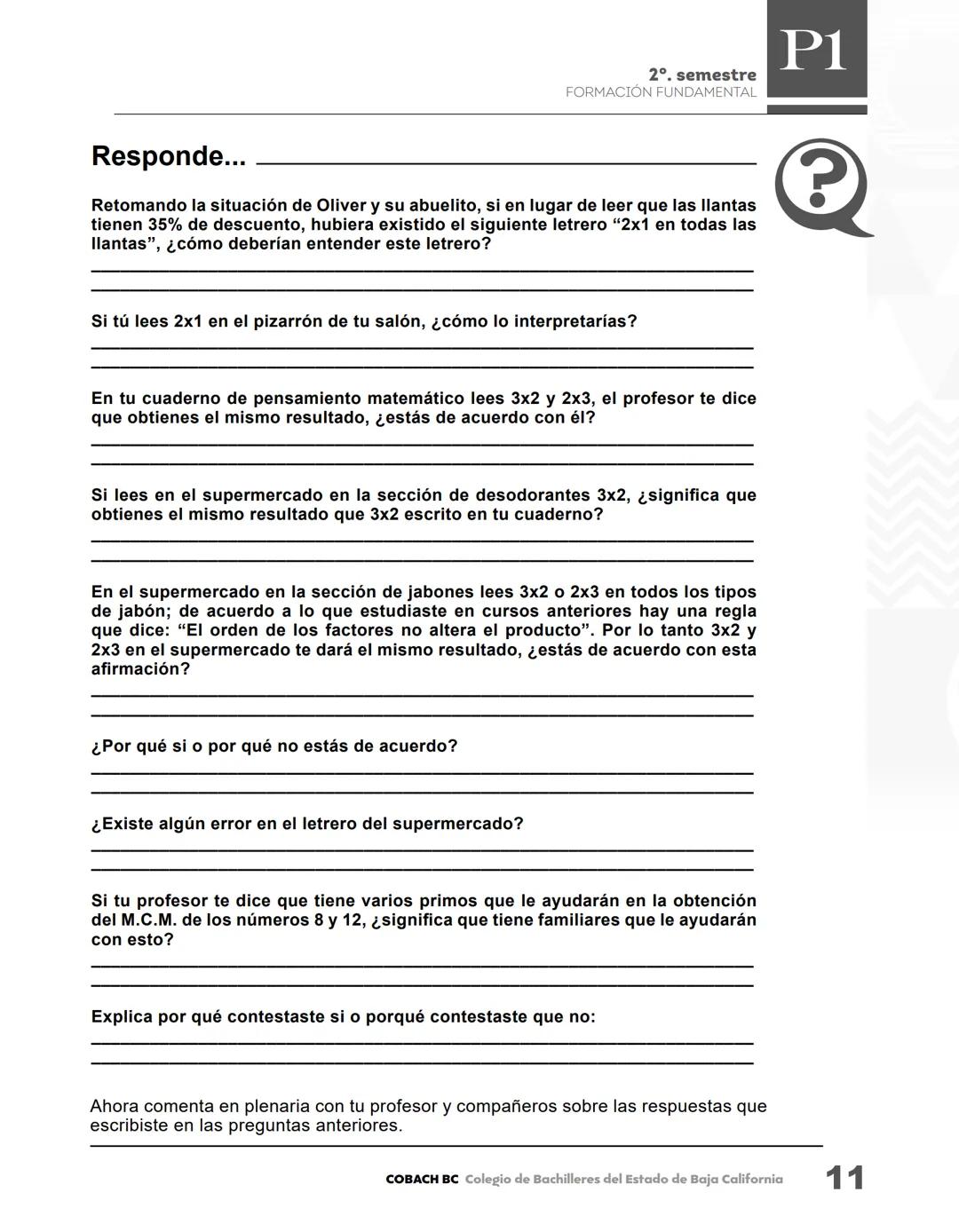 # PROGRESIÓN 1
π
MATH
Compara considerando sus aprendizajes de
trayectoria, el lenguaje natural con el lenguaje
matemático para observar q