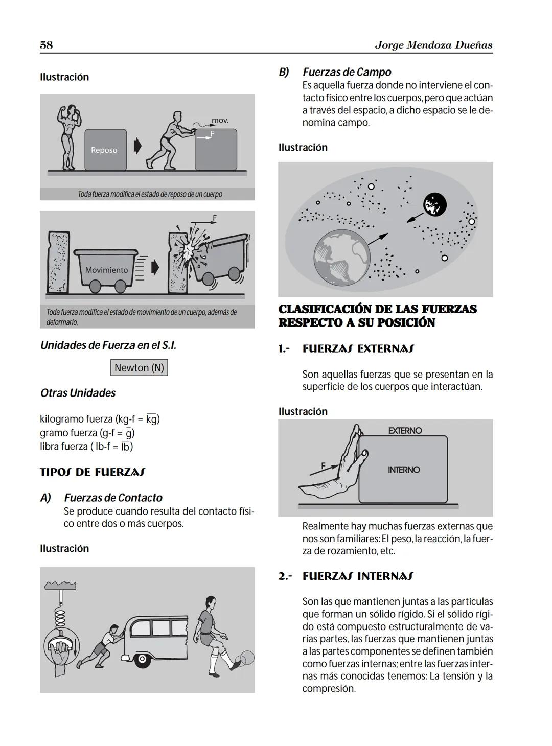 # Capítulo 4
ESTÁTICA.
Concepto
La estática es una rama de la mecánica cuyo objetivo es estudiar las
condiciones que deben de cumplir las