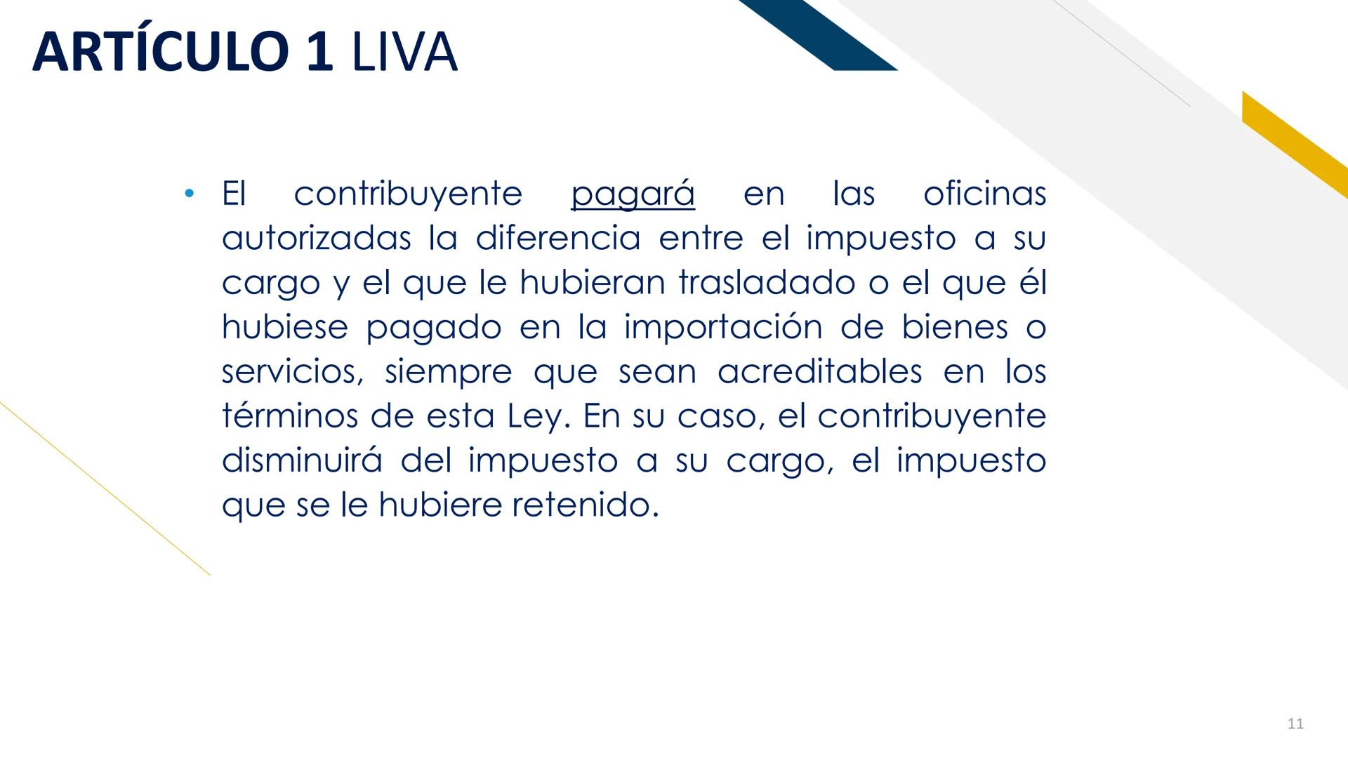 Impuesto al Valor Agregado
1%
IMPUESTO AL VALOR AGREGADO
DR. JOSÉ PADILLA HERNÁNDEZ ESTRUCTURA de la Ley
CAPÍTULO I
Disposiciones general