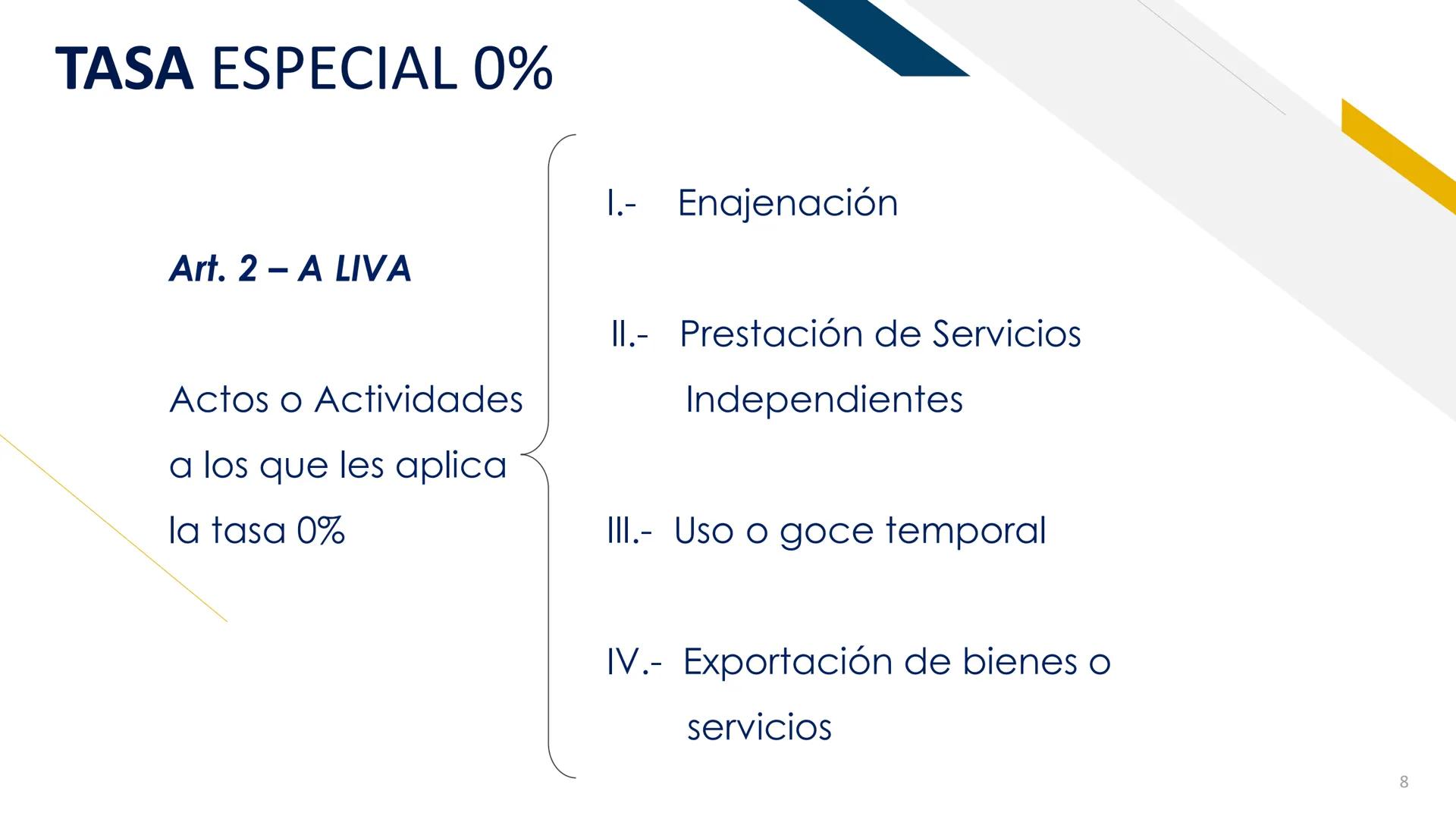 Impuesto al Valor Agregado
1%
IMPUESTO AL VALOR AGREGADO
DR. JOSÉ PADILLA HERNÁNDEZ ESTRUCTURA de la Ley
CAPÍTULO I
Disposiciones general