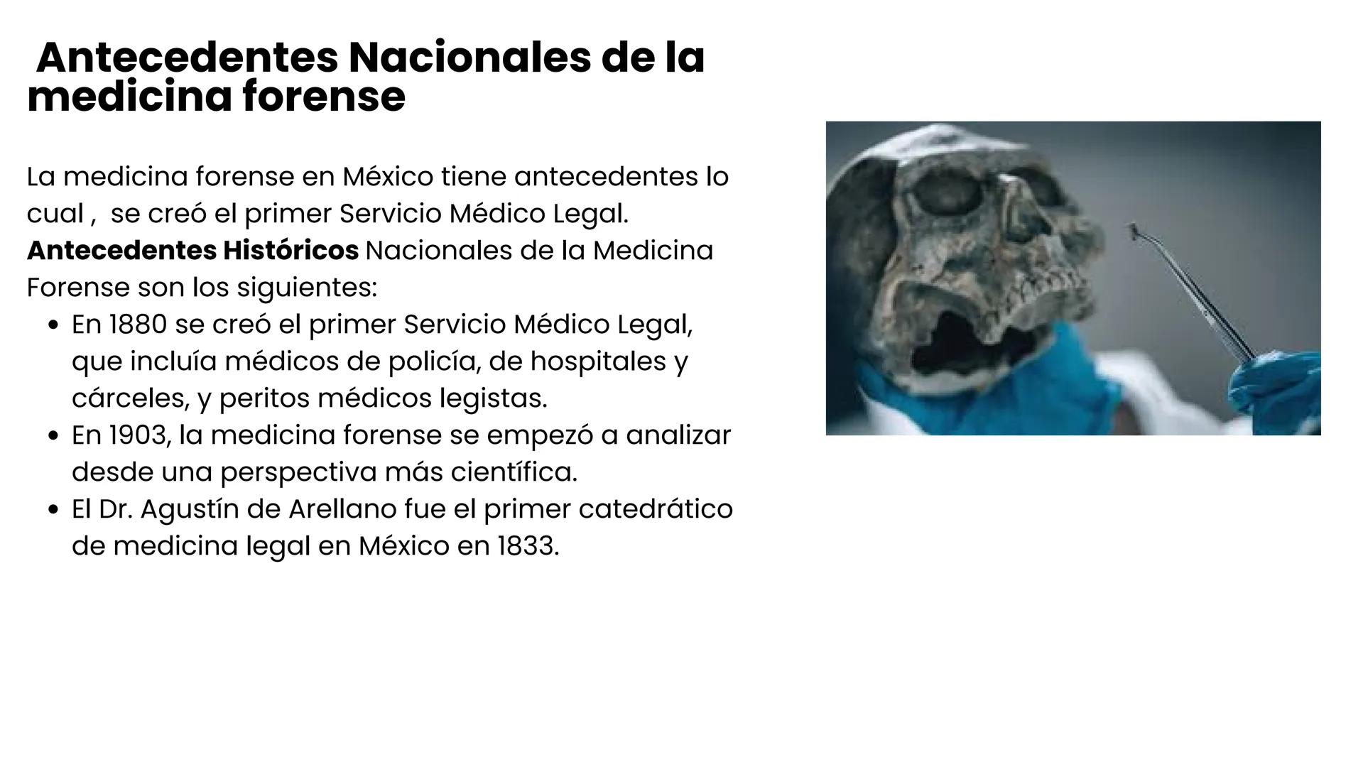 # MEDICINA
# FORENSE
Presentado por Equipo 1
Joselyn Abigail Pérez Hernández
Karen Michelle Rocha Hernández
Diana Guadalupe García Barró