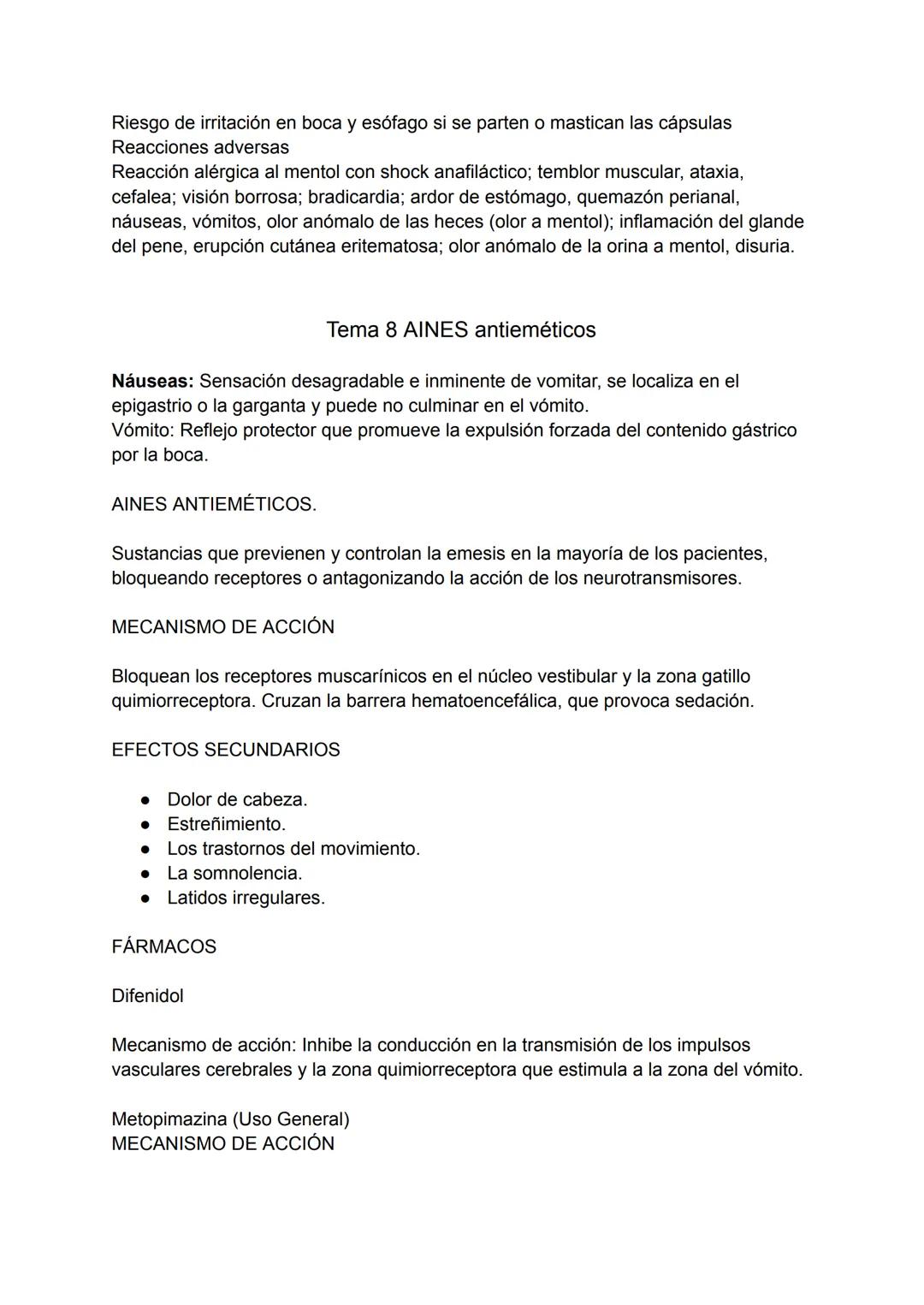 --- OCR Start ---
Guía Segundo Parcial Farmacología
Antibióticos
Toda sustancia química que en el organismo va a ser capaz de destruir (bact
