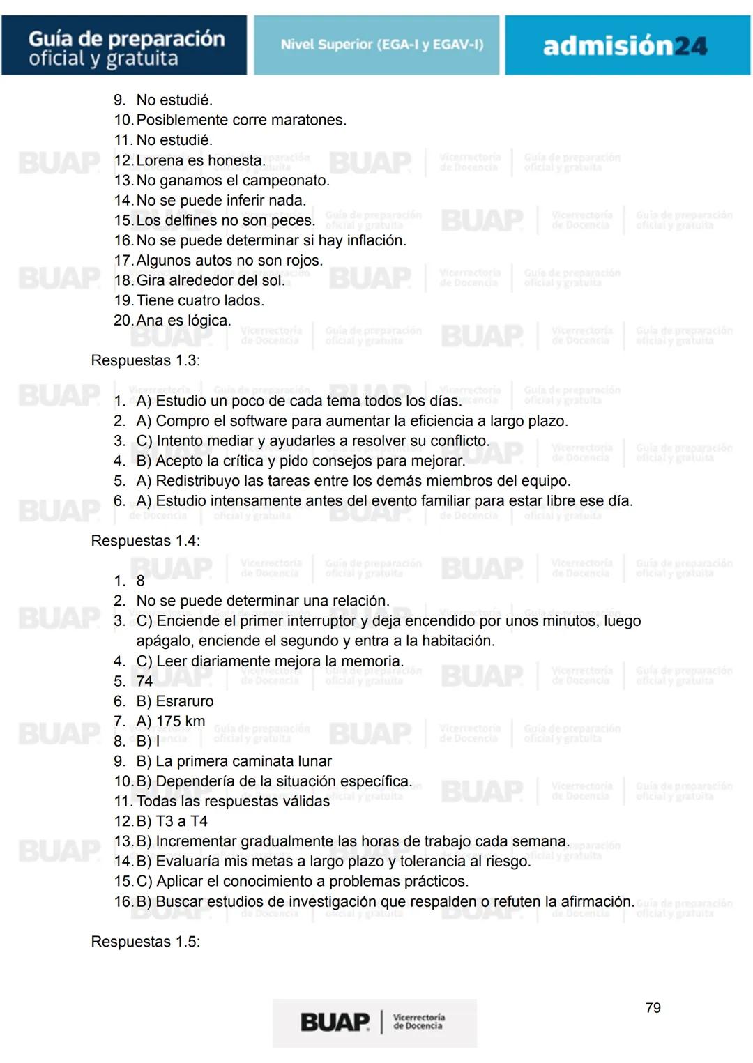Guía de
preparación
oficial y gratuita
Nivel Superior (EGA-I y EGAV-I)
admisión24
BUAP
Vicerrectoría
de Docencia # Guía de preparación
of