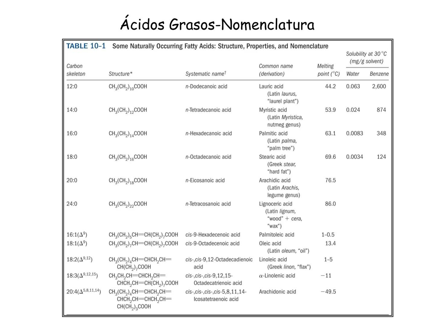 # Fundamentos de Bioquímica
Lípidos
FLUID
Phosphatidyl
Choline Bilayer
Carbon/Palmitic
Nitrogen Oleic
Oxygen
Water Oxygens
Phosphorus
H