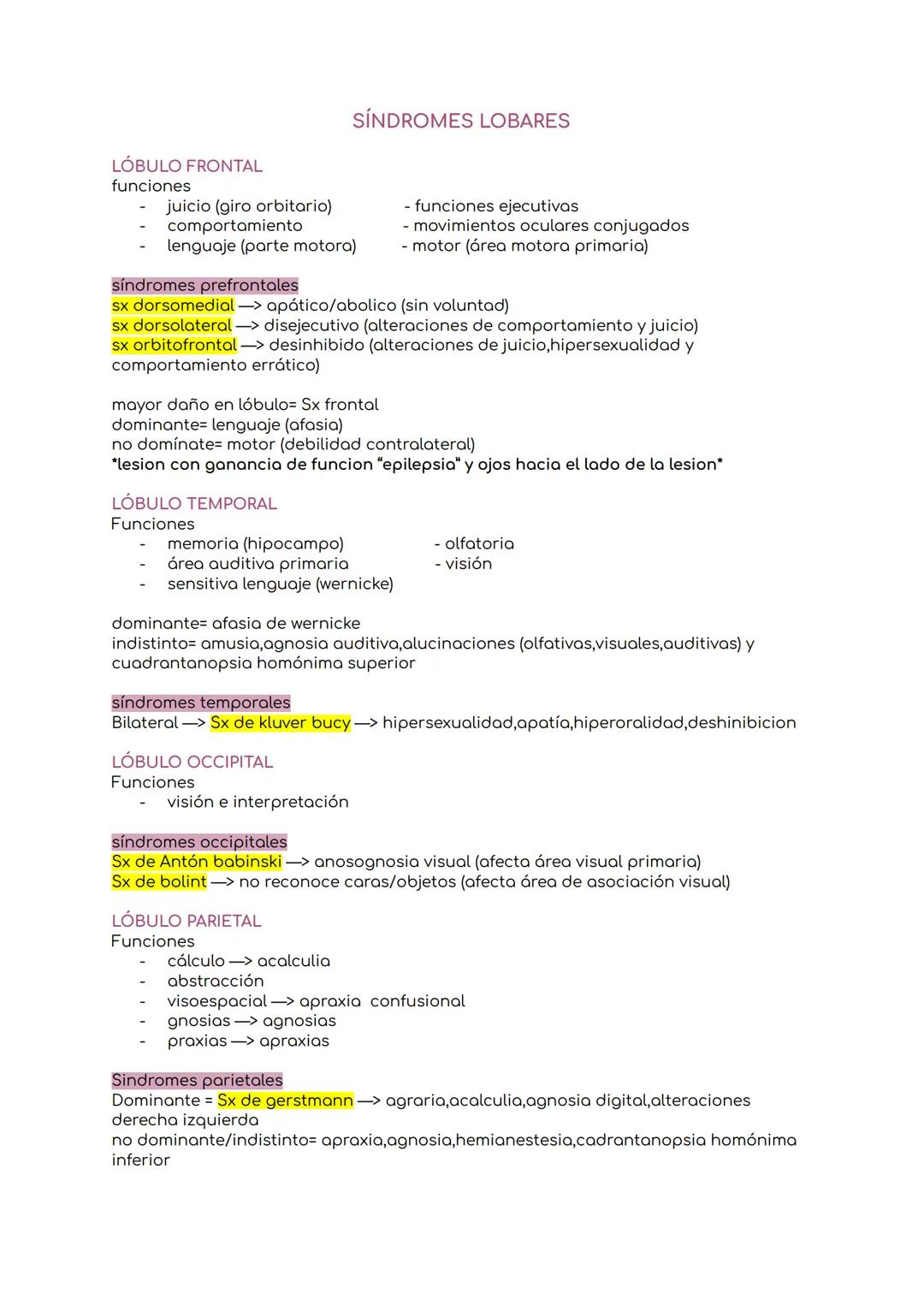 # NEUROANATOMÍA
SISTEMA NERVIOSO
★ Central: encéfalo y médula espinal
★ periférico: nervios craneales y espinales
CISURAS
constantes en