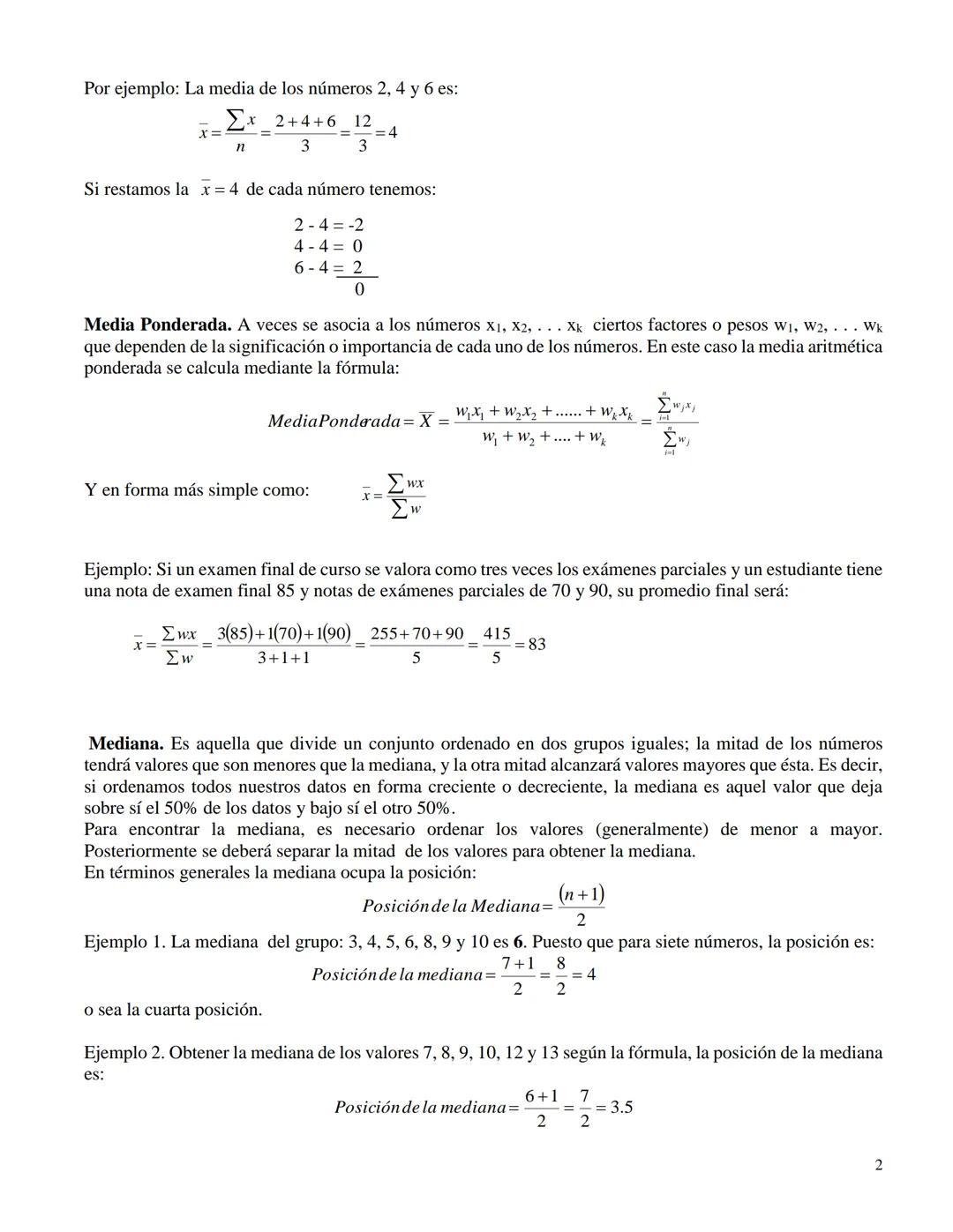 # MEDIDAS DE TENDENCIA CENTRAL
Distribución de Frecuencia Simple
Una forma de describir a un grupo en su totalidad es encontrar un número ú