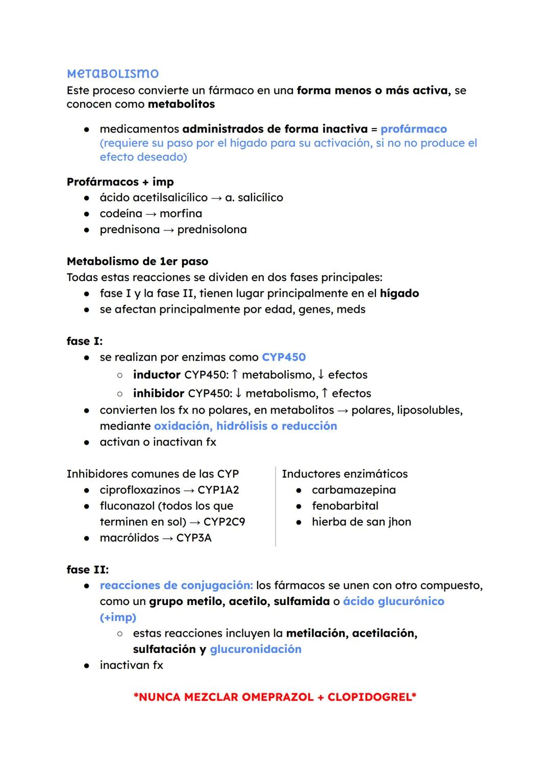 1er parcial # GeneraLIDADES
Farmacología: estudio de las sustancias que interactúan con los sistemas
vivos a través de procesos bioquímicos