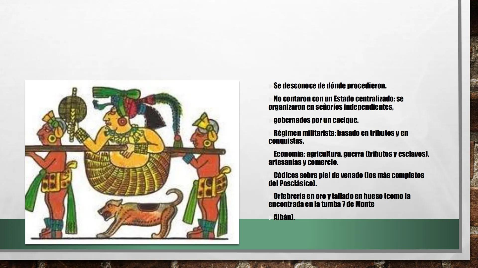 PRINCIPALES CULTURAS DEL MÉXICO ANTIGUO: OLMECAS, MAYAS,
TEOTIHUACANOS, MEXICAS, ZAPOTECAS, ETC. Los olmecas son tan antiguos que ni siquier