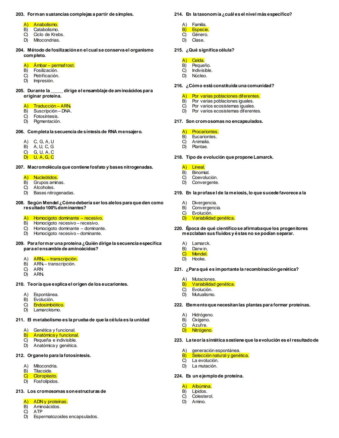 # BIOLOGÍA
1. Estructura cercana al núcleo cuya función es intervenir en la división celular.
A) Aparato de Golgi.
B) Centriolo.
C) Mitocon