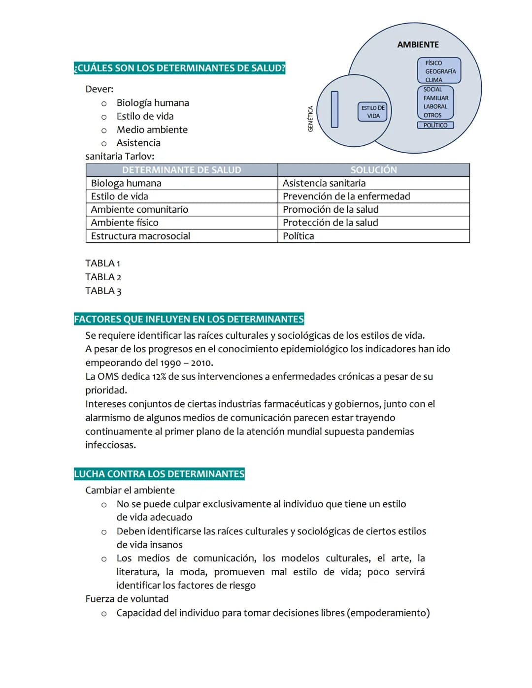 # SALUD PÚBLICA
## DEFINICIÓN DE SALUD
Definición clásica equivale a poder desarrollar las actividades cotidianas y es
compatible con cier