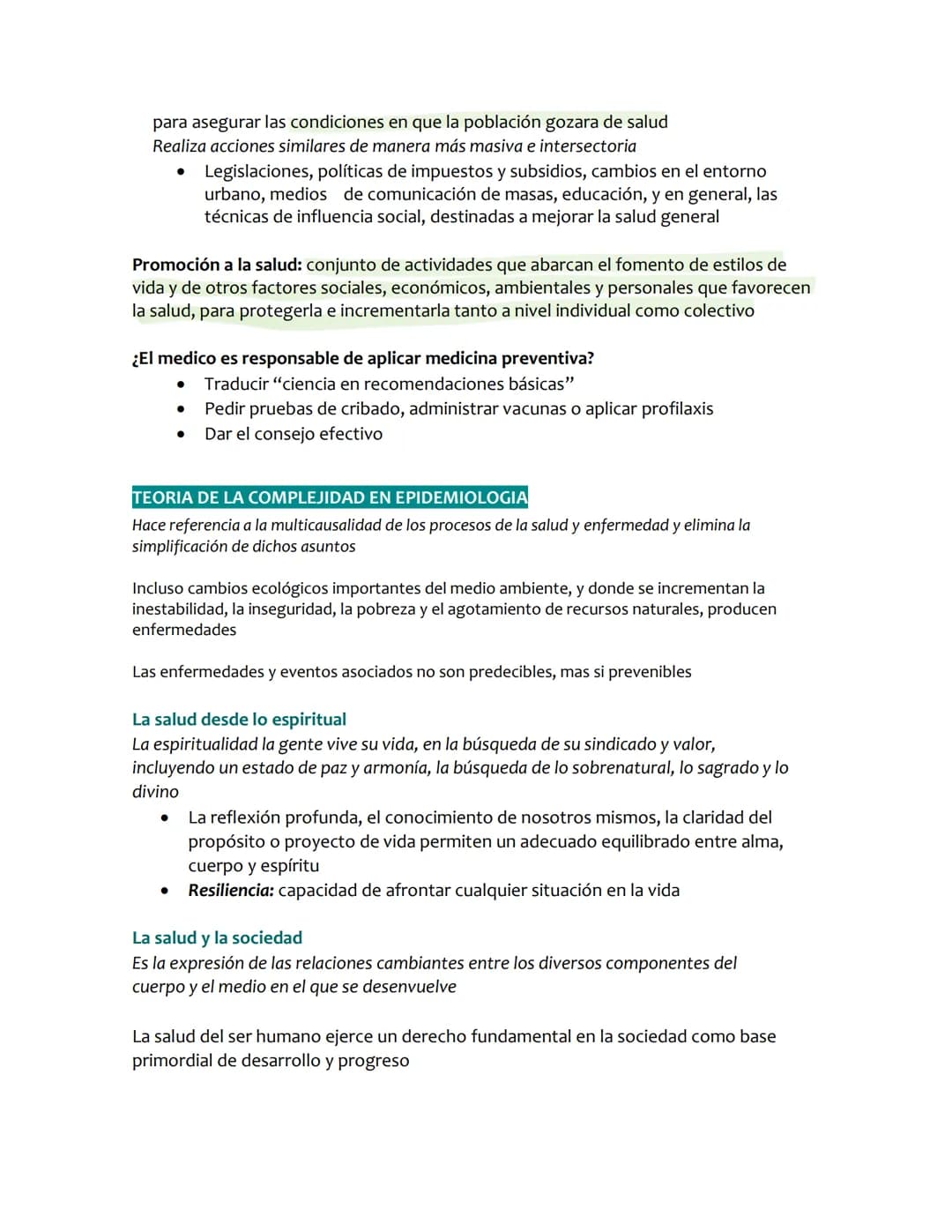 # SALUD PÚBLICA
## DEFINICIÓN DE SALUD
Definición clásica equivale a poder desarrollar las actividades cotidianas y es
compatible con cier