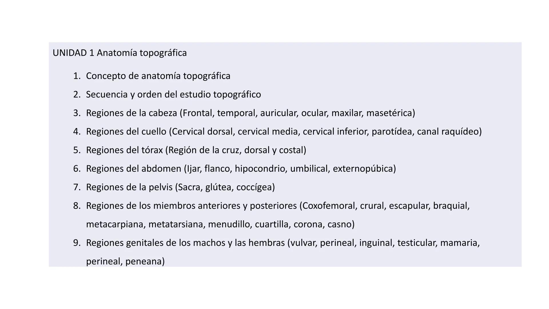 SUNEO
# Universidad de la Costa
## Licenciatura en Medicina Veterinaria
# Anatomía topográfica veterinaria
COS
SIDAD DE LA COSTA UNIDAD 1