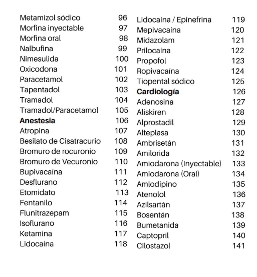 Índice
Definiciones
1
Fármacos analgésicos
75
Aceclofenaco
76
Ramas de la farmacología
2
Ácido acetilsalicílico
77
Formas farmacéuticas
5
Ác