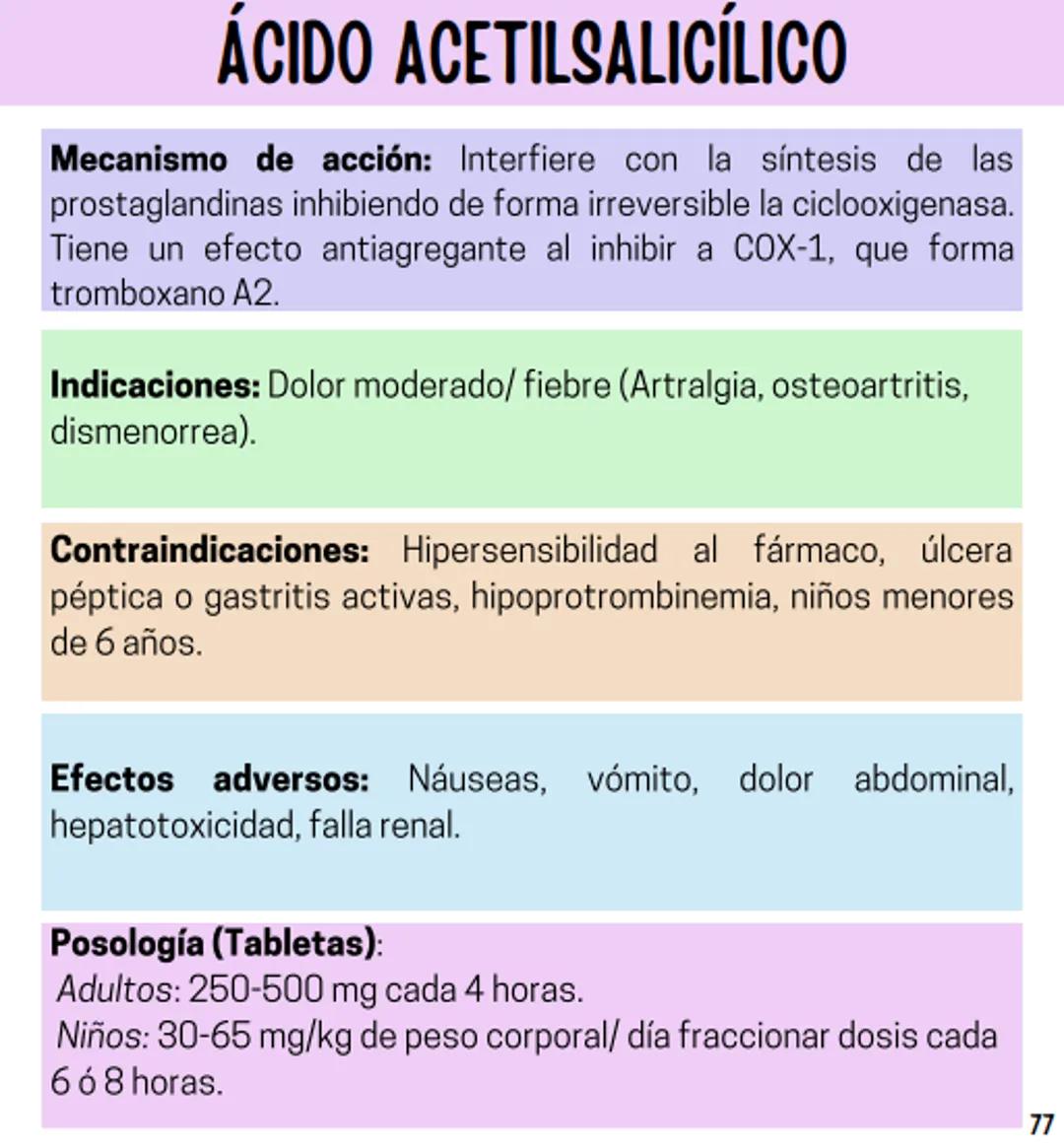 Índice
Definiciones
1
Fármacos analgésicos
75
Aceclofenaco
76
Ramas de la farmacología
2
Ácido acetilsalicílico
77
Formas farmacéuticas
5
Ác
