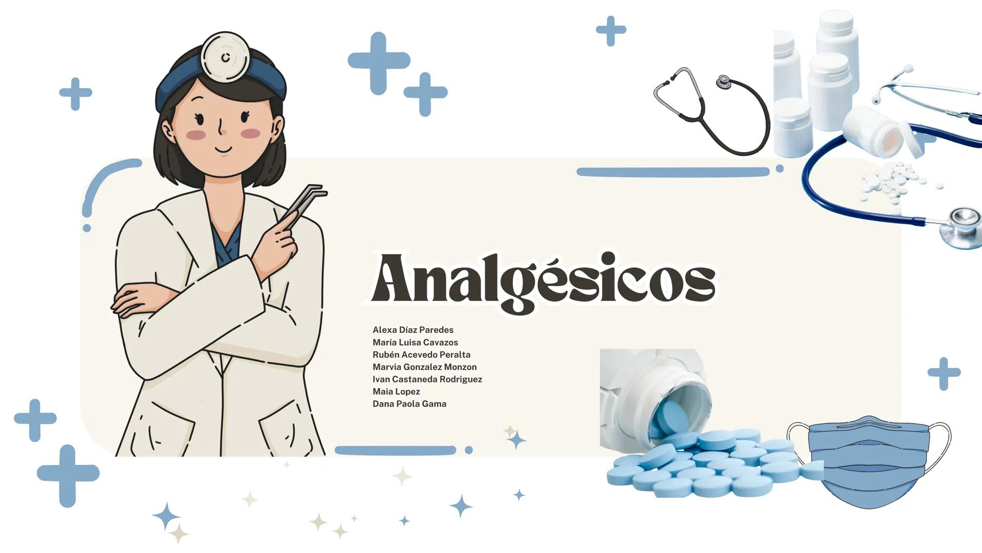 +
+
+
+
+
is
+
# Analgésicos
Alexa Díaz Paredes
María Luisa Cavazos
Rubén Acevedo Peralta
Marvia Gonzalez Monzon
Ivan Castaneda Rodriguez
M