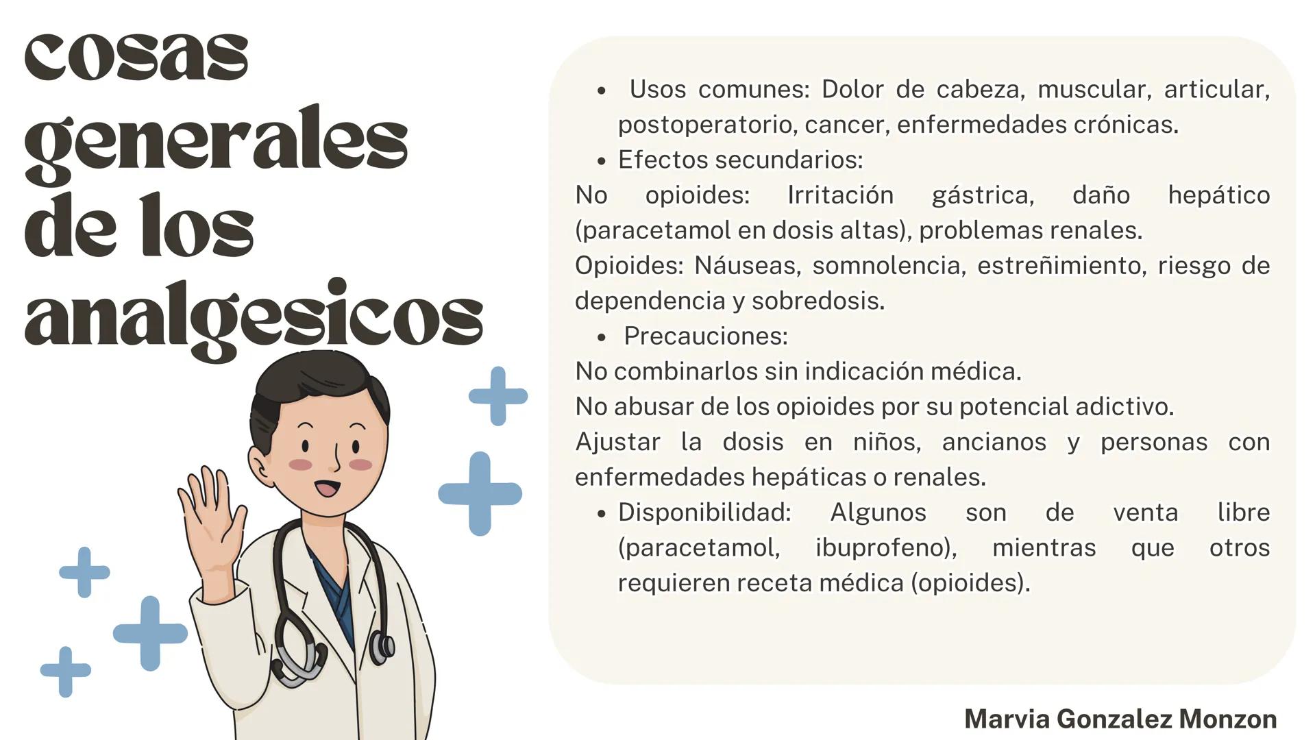 +
+
+
+
+
is
+
# Analgésicos
Alexa Díaz Paredes
María Luisa Cavazos
Rubén Acevedo Peralta
Marvia Gonzalez Monzon
Ivan Castaneda Rodriguez
M