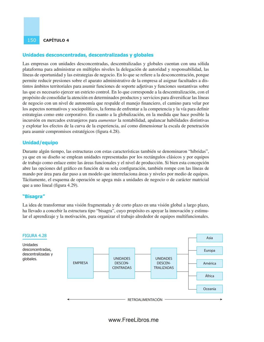 # 4
# Estructuras
# organizacionales
OBJETIVOS
* Aplicar las normas y recomendaciones técnicas funda-
mentales para conceptualizar, dis