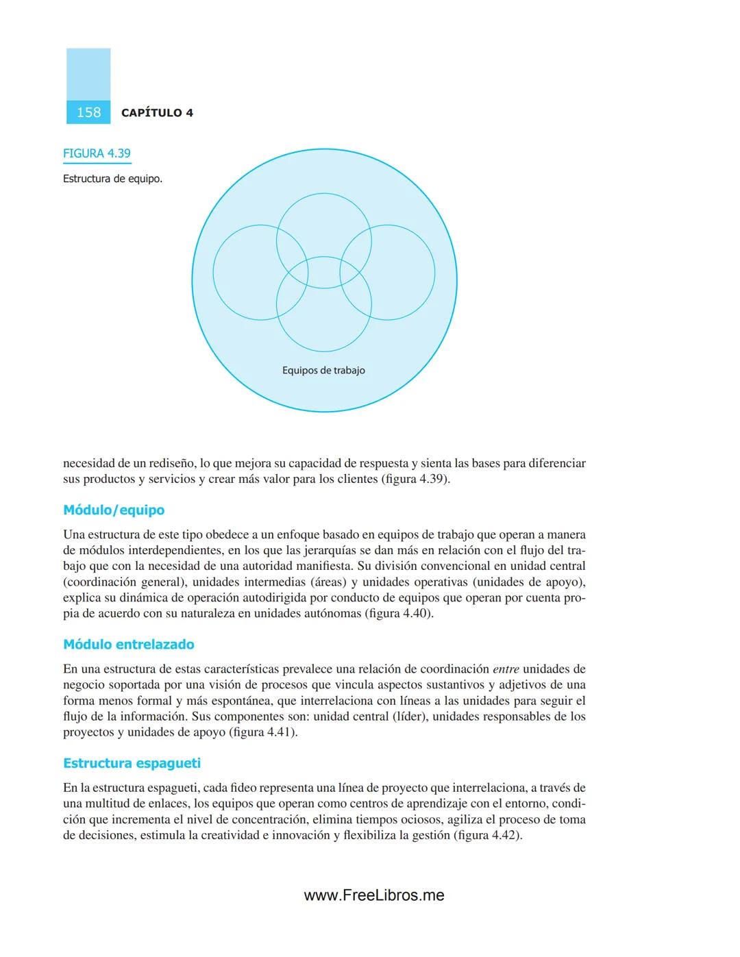 # 4
# Estructuras
# organizacionales
OBJETIVOS
* Aplicar las normas y recomendaciones técnicas funda-
mentales para conceptualizar, dis