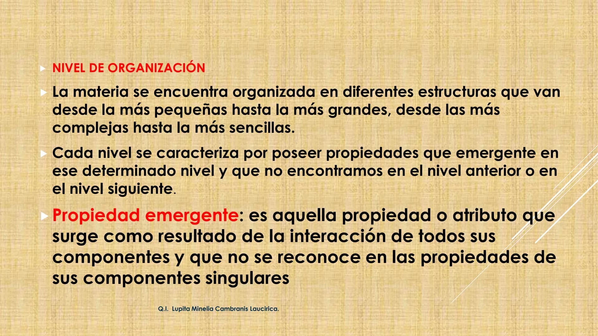 # NIVELES DE ORGANIZACIÓN
4 Nivel celular
5 Nivel tisular
6 Órganos
7 Sistemas
8 Individuos
3 Nivel subcelular
2 Nivel molecular
1 N