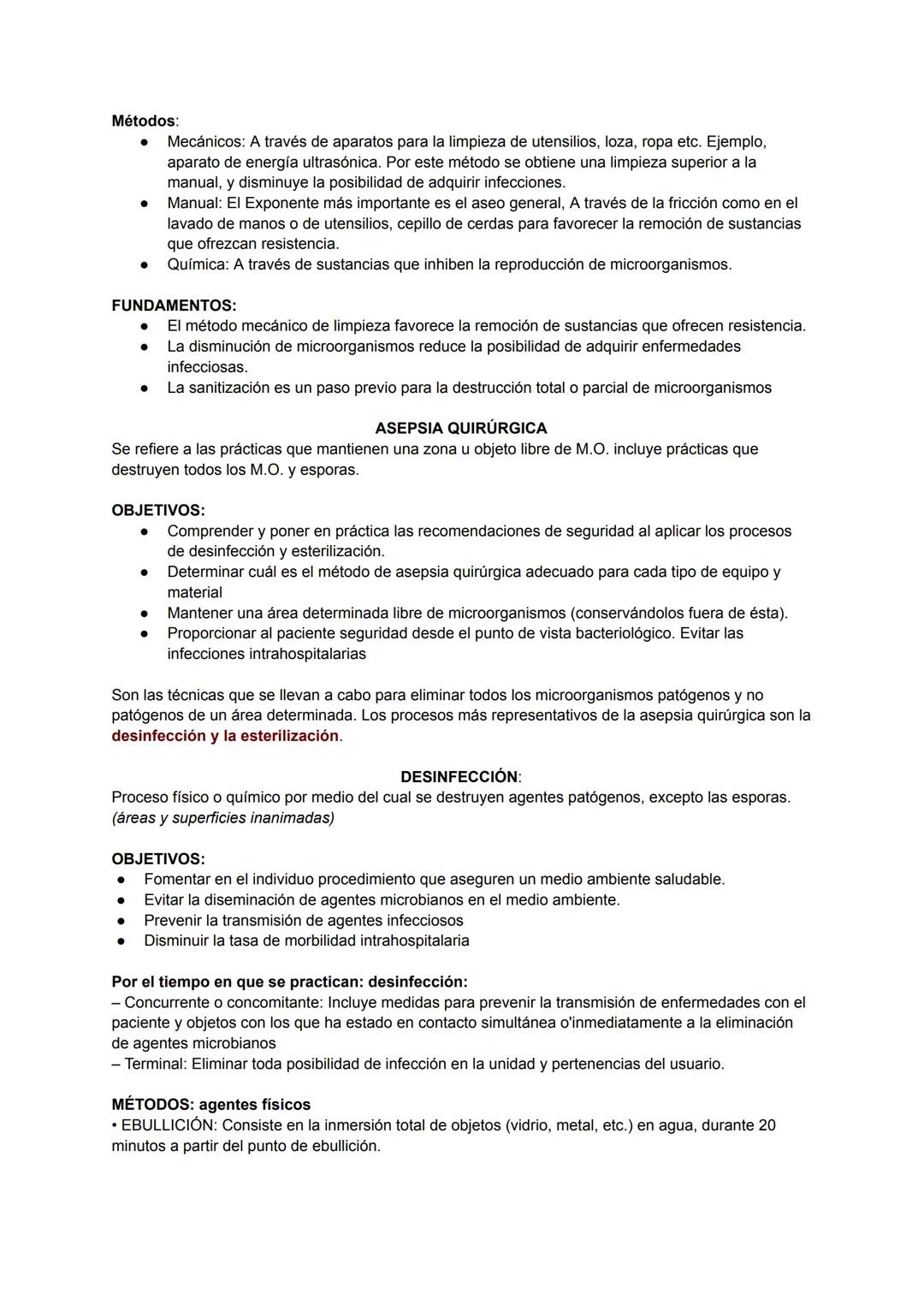 UNIDAD III - ENFERMERÍA BÁSICA - GUÍA DE ESTUDIO PARTE 1.
ASEPSIA COMO MEDIDA PARA PROTECCIÓN DE LA SALUD
Asepsia médica
Sanitización Lava