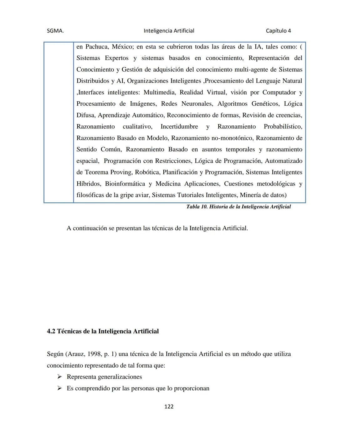 # CAPÍTULO 4
Inteligencia
Artificial SGMA.
Inteligencia Artificial
Capítulo 4
CAPÍTULO 4. INTELIGENCIA ARTIFICIAL
En la actualidad uno d