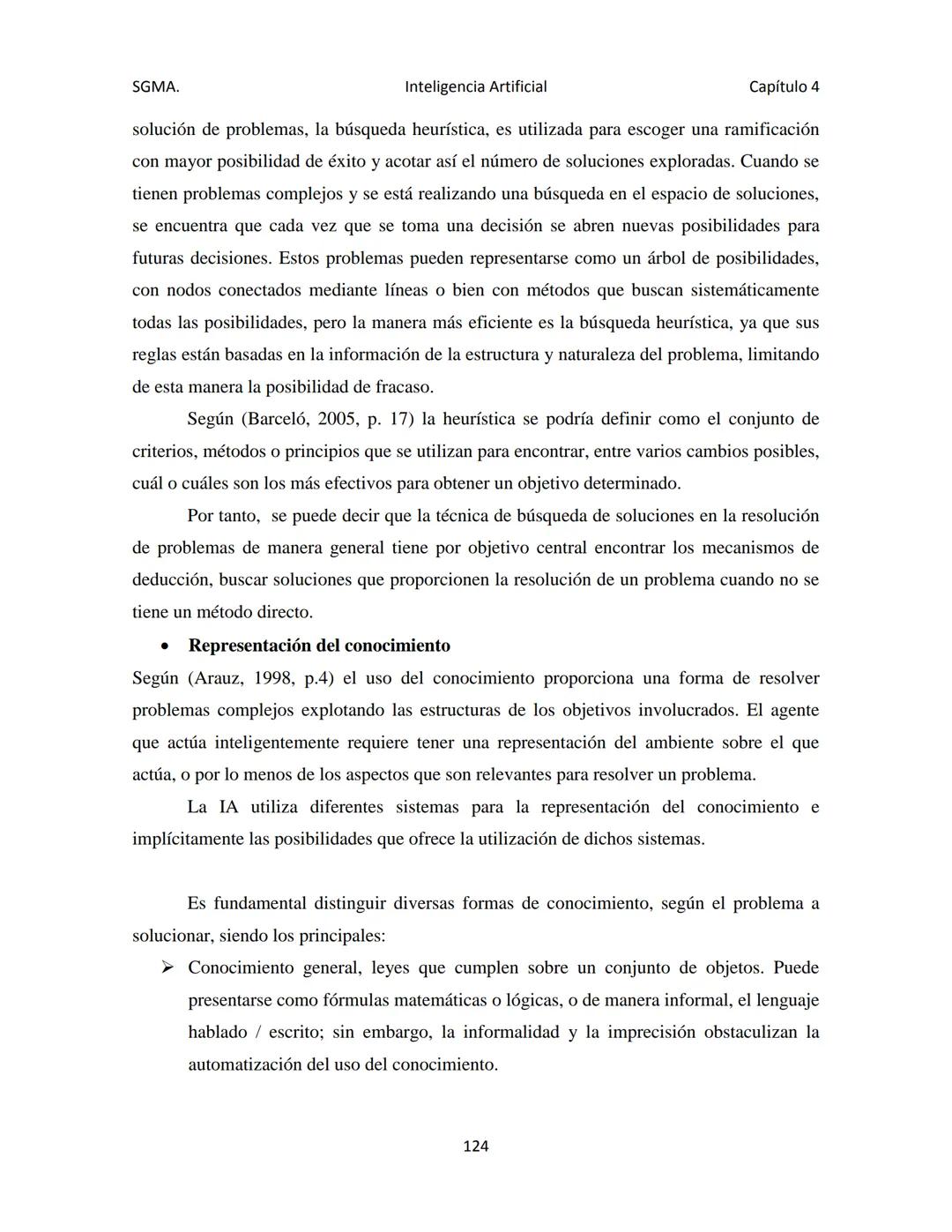 # CAPÍTULO 4
Inteligencia
Artificial SGMA.
Inteligencia Artificial
Capítulo 4
CAPÍTULO 4. INTELIGENCIA ARTIFICIAL
En la actualidad uno d