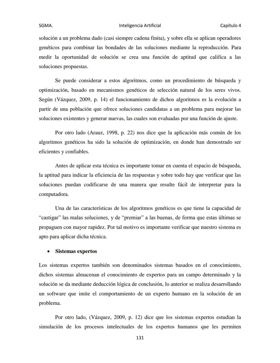 # CAPÍTULO 4
Inteligencia
Artificial SGMA.
Inteligencia Artificial
Capítulo 4
CAPÍTULO 4. INTELIGENCIA ARTIFICIAL
En la actualidad uno d