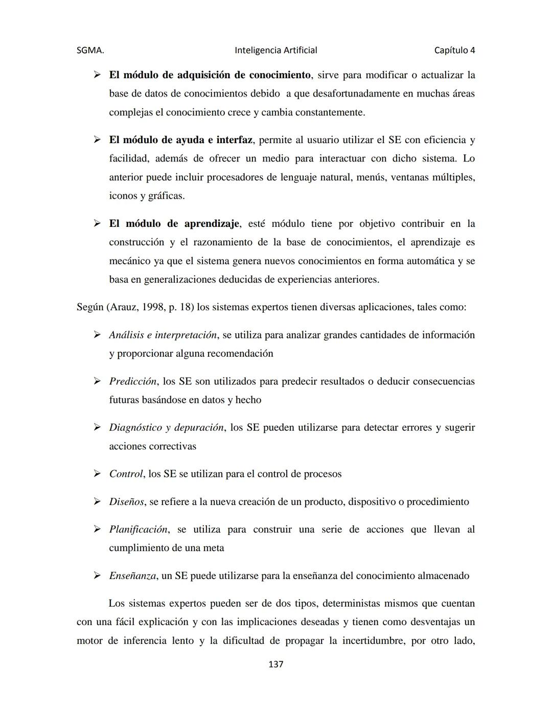 # CAPÍTULO 4
Inteligencia
Artificial SGMA.
Inteligencia Artificial
Capítulo 4
CAPÍTULO 4. INTELIGENCIA ARTIFICIAL
En la actualidad uno d
