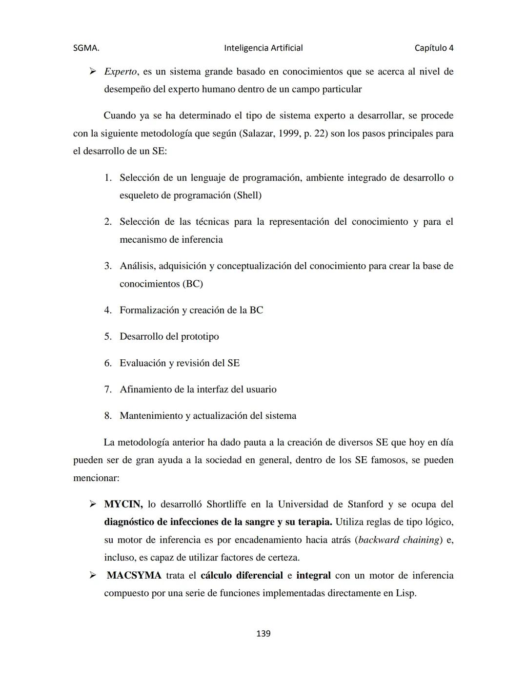 # CAPÍTULO 4
Inteligencia
Artificial SGMA.
Inteligencia Artificial
Capítulo 4
CAPÍTULO 4. INTELIGENCIA ARTIFICIAL
En la actualidad uno d