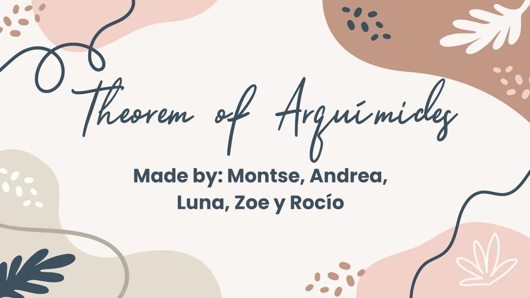 Principio de Arquímedes