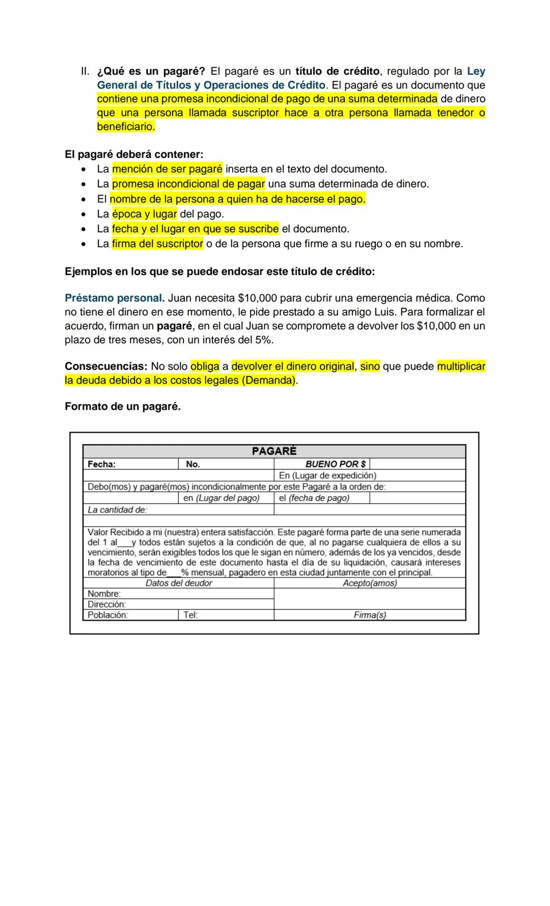 UACH.
Derecho.
1. Títulos de crédito
1. ¿Qué es un cheque?
El cheque es un documento que contiene una orden de pago por parte del librador a