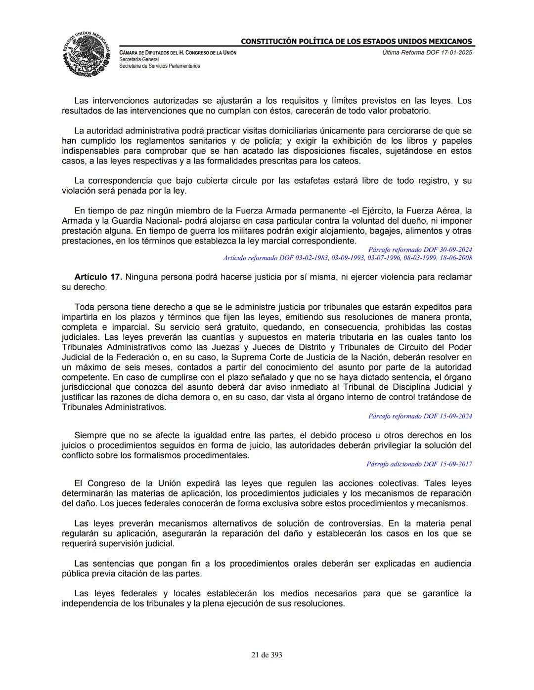 --- OCR Start ---
E
MEXICA
CAMARA DE DIPUTADOS DEL H. CONGRESO DE LA UNIÓN
Secretaría General
Secretaría de Servicios Parlamentarios
CONSTIT