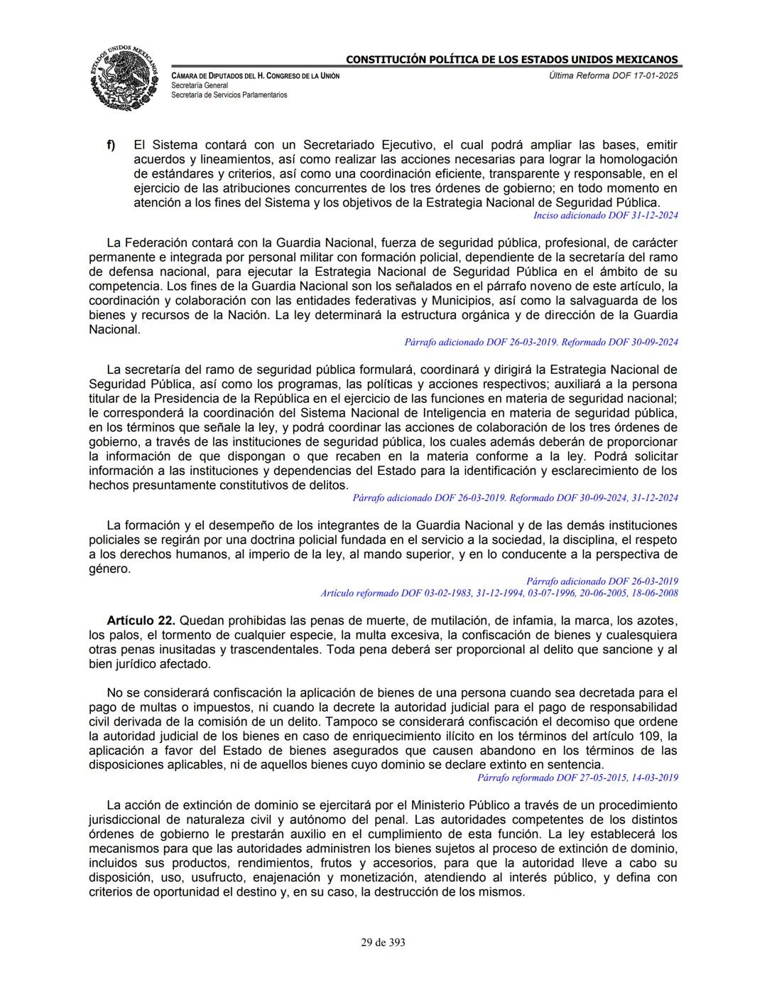 --- OCR Start ---
E
MEXICA
CAMARA DE DIPUTADOS DEL H. CONGRESO DE LA UNIÓN
Secretaría General
Secretaría de Servicios Parlamentarios
CONSTIT