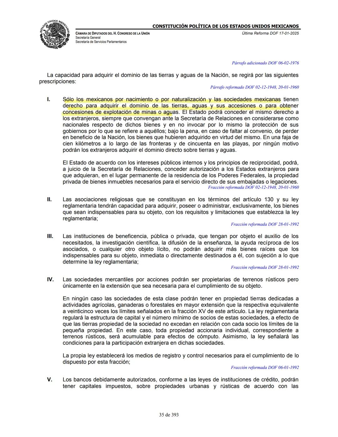 --- OCR Start ---
E
MEXICA
CAMARA DE DIPUTADOS DEL H. CONGRESO DE LA UNIÓN
Secretaría General
Secretaría de Servicios Parlamentarios
CONSTIT