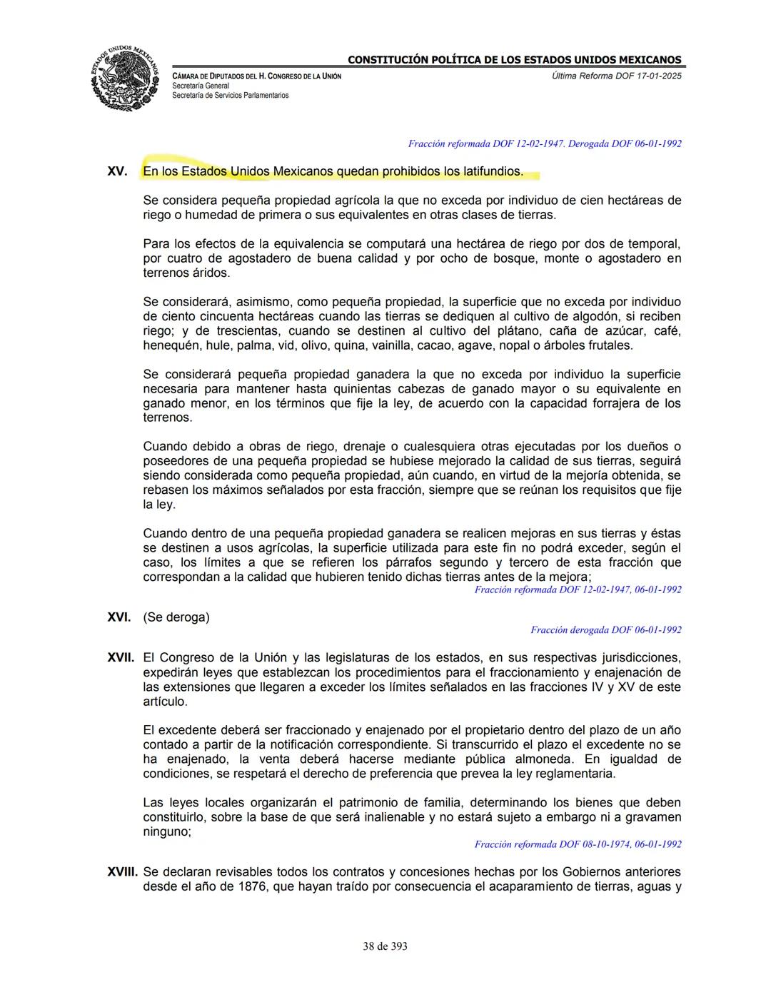 --- OCR Start ---
E
MEXICA
CAMARA DE DIPUTADOS DEL H. CONGRESO DE LA UNIÓN
Secretaría General
Secretaría de Servicios Parlamentarios
CONSTIT