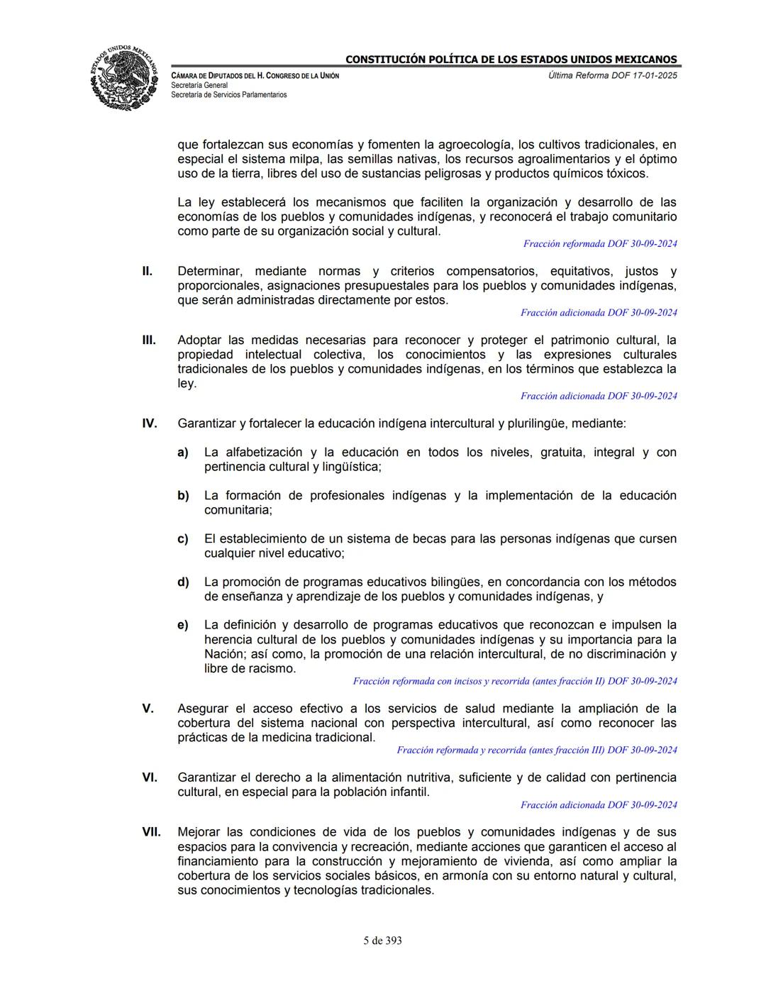 --- OCR Start ---
E
MEXICA
CAMARA DE DIPUTADOS DEL H. CONGRESO DE LA UNIÓN
Secretaría General
Secretaría de Servicios Parlamentarios
CONSTIT