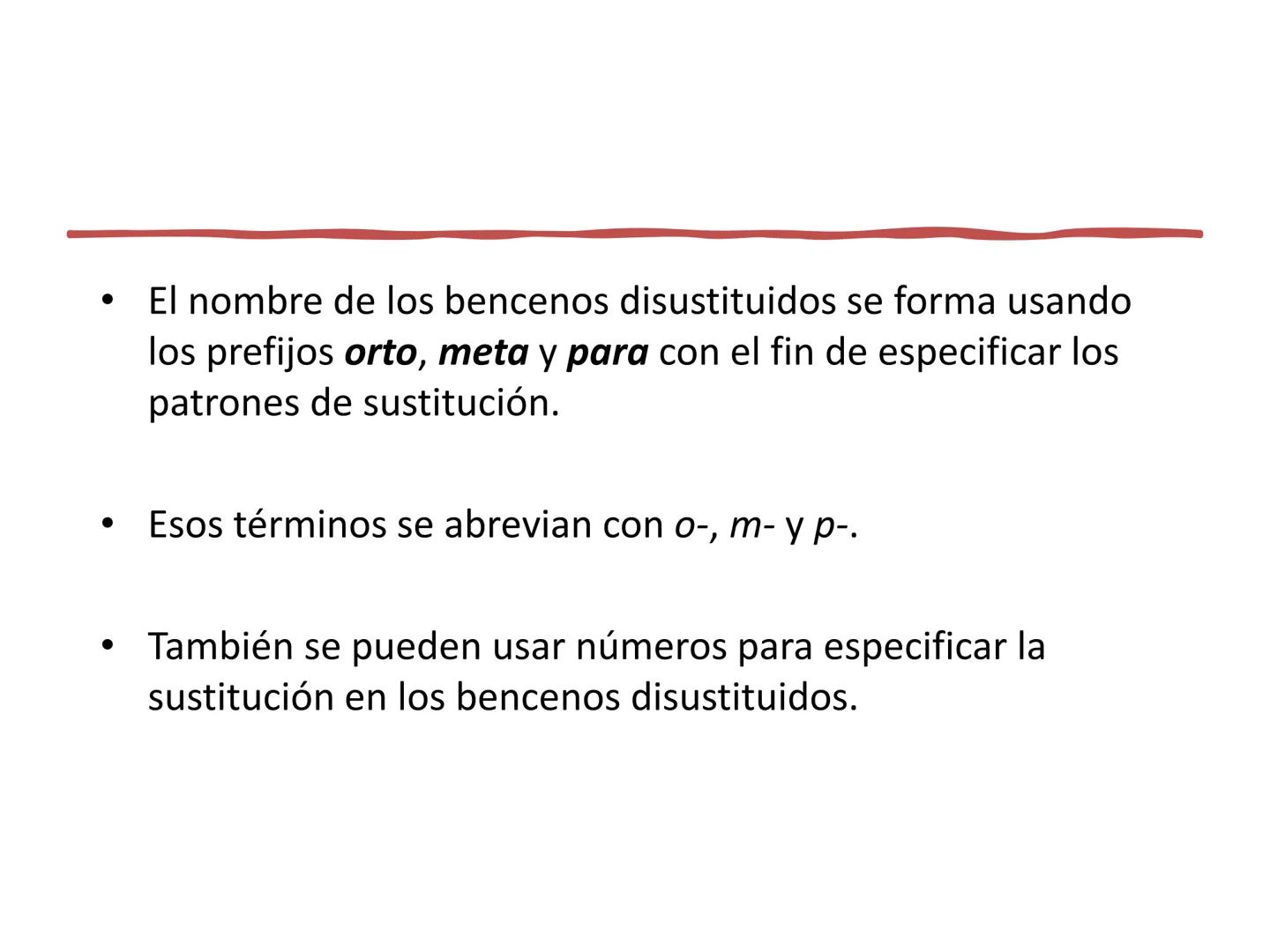 El anillo bencénico y propiedades aromáticas
Nomenclatura de los compuestos del benceno •
Descubrimiento del Benceno
En 1825, Michael Farada